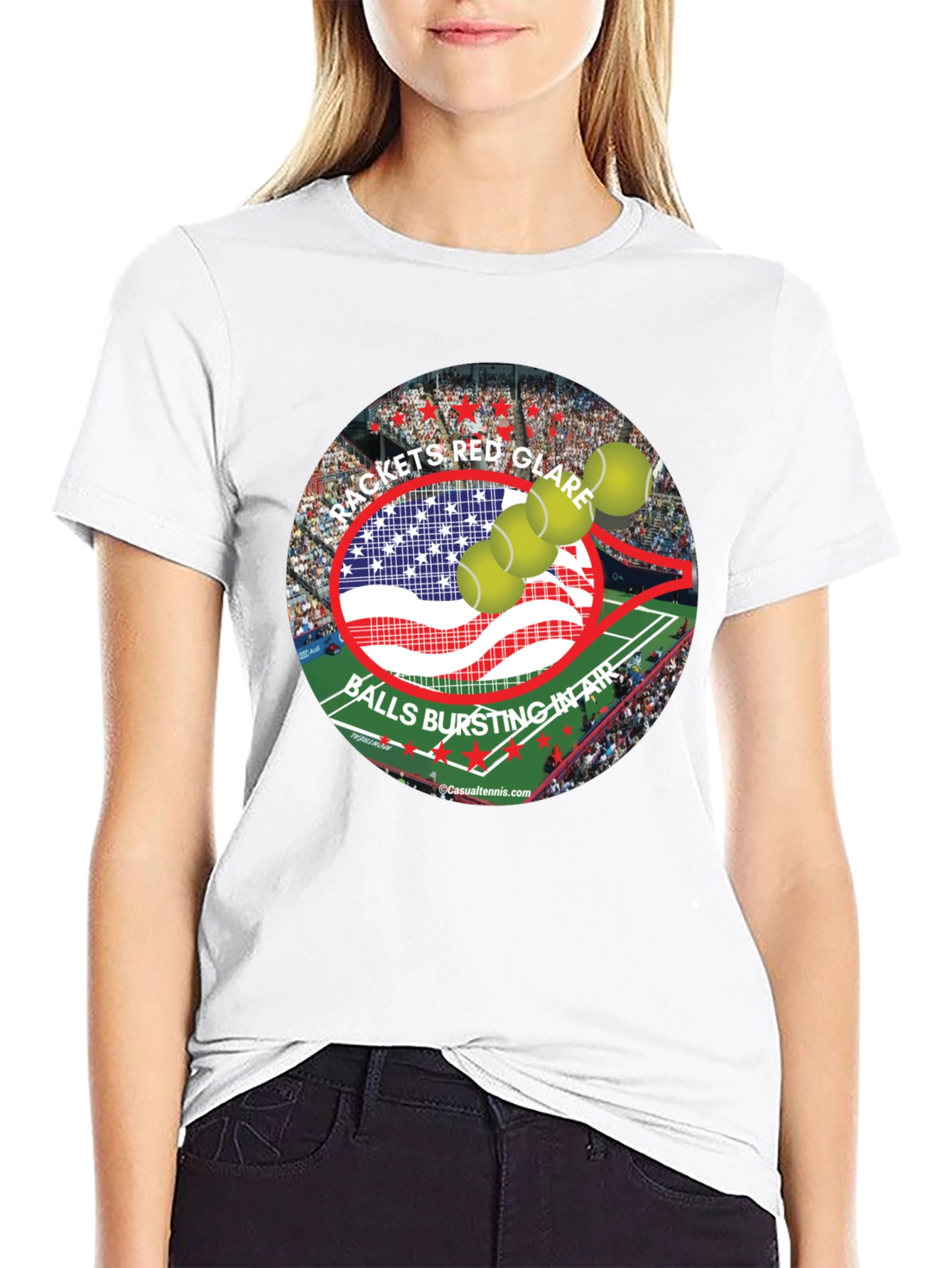 Tennis Patriotic T-Shirt