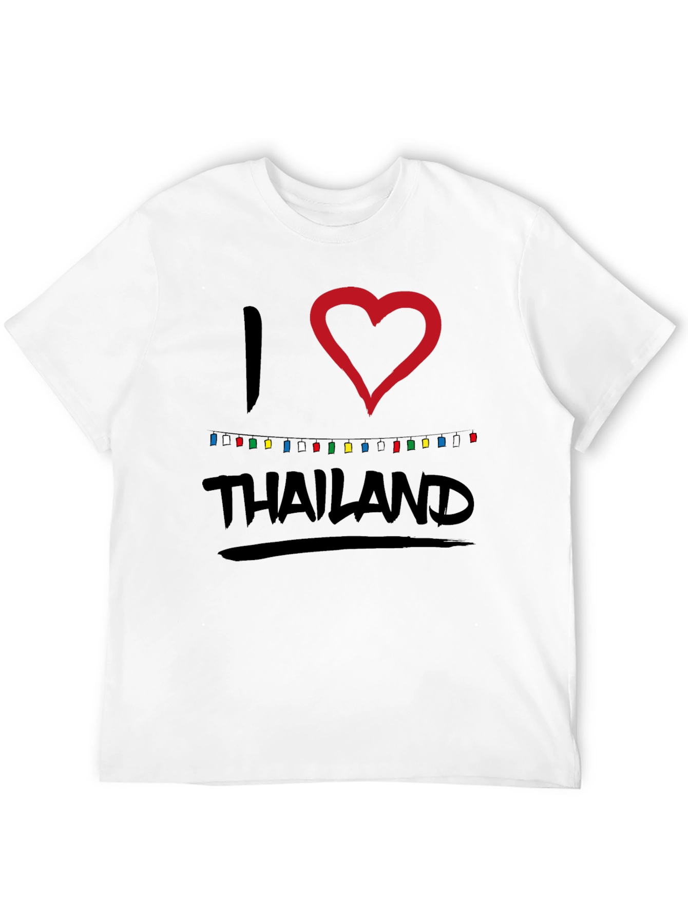 I Love Thailand T-Shirt - Stylish Travel Souvenir Tee