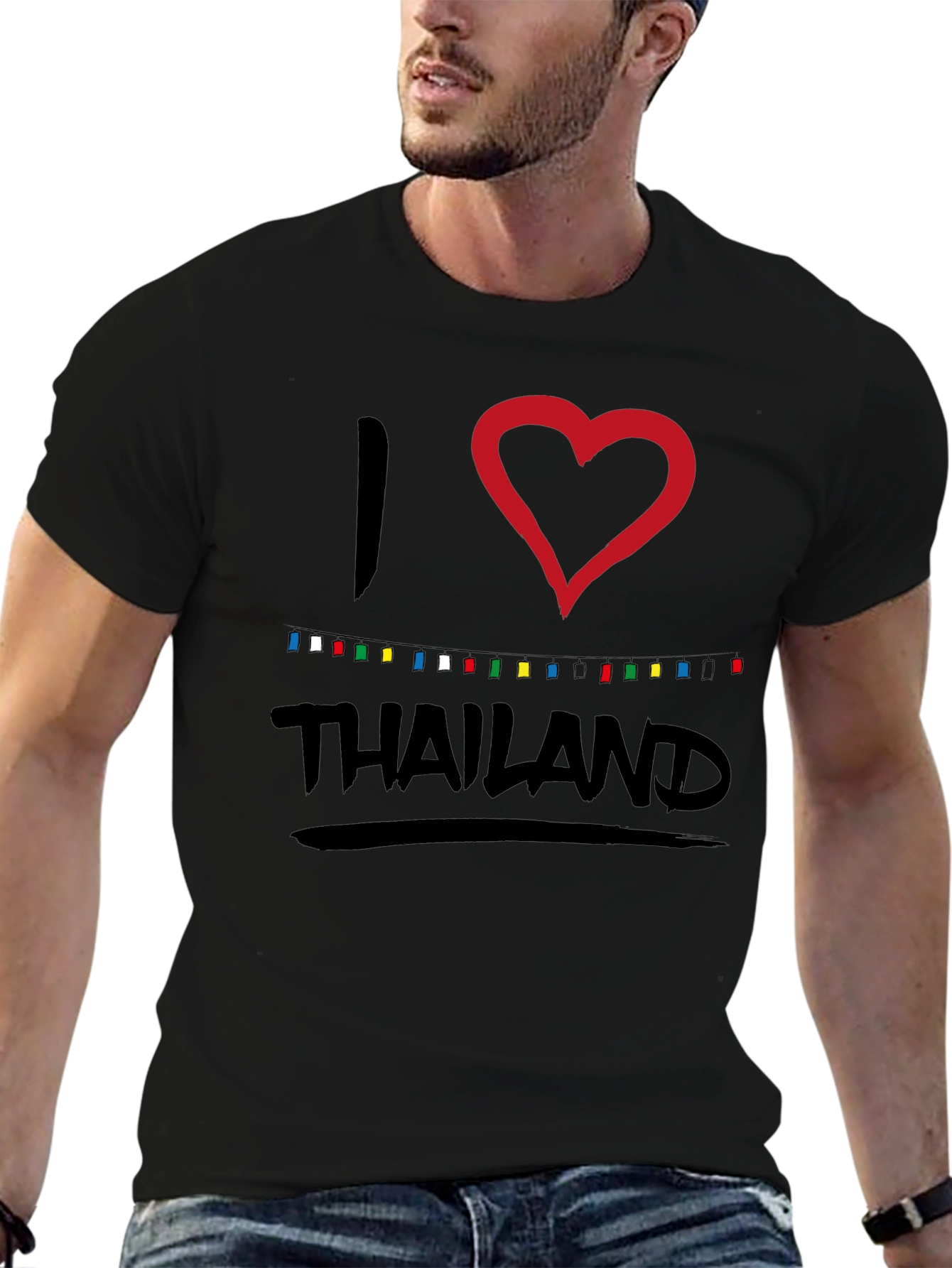 I Love Thailand T-Shirt - Stylish Travel Souvenir Tee