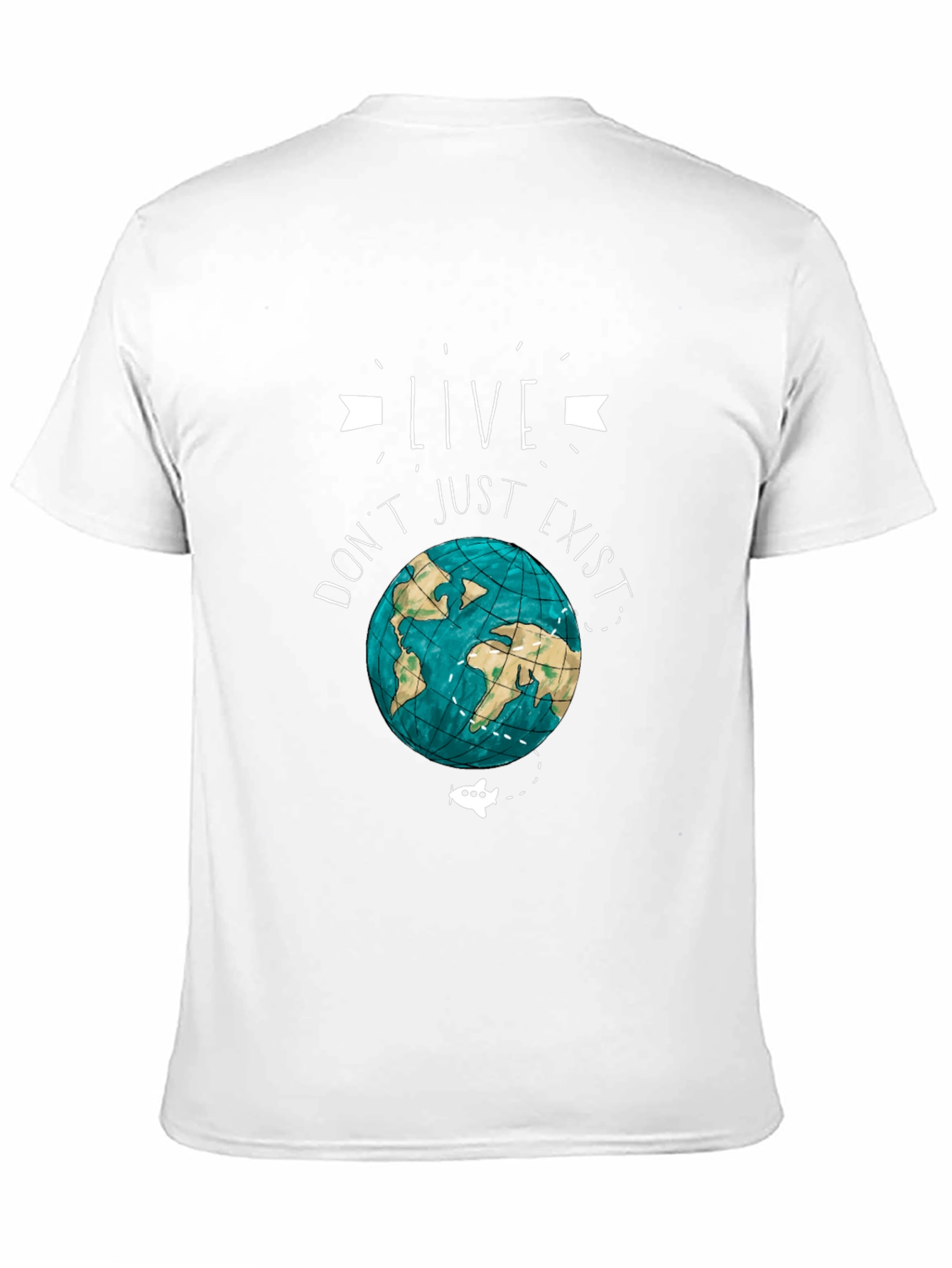 Live Dont Just Exist Earth Graphic Tee