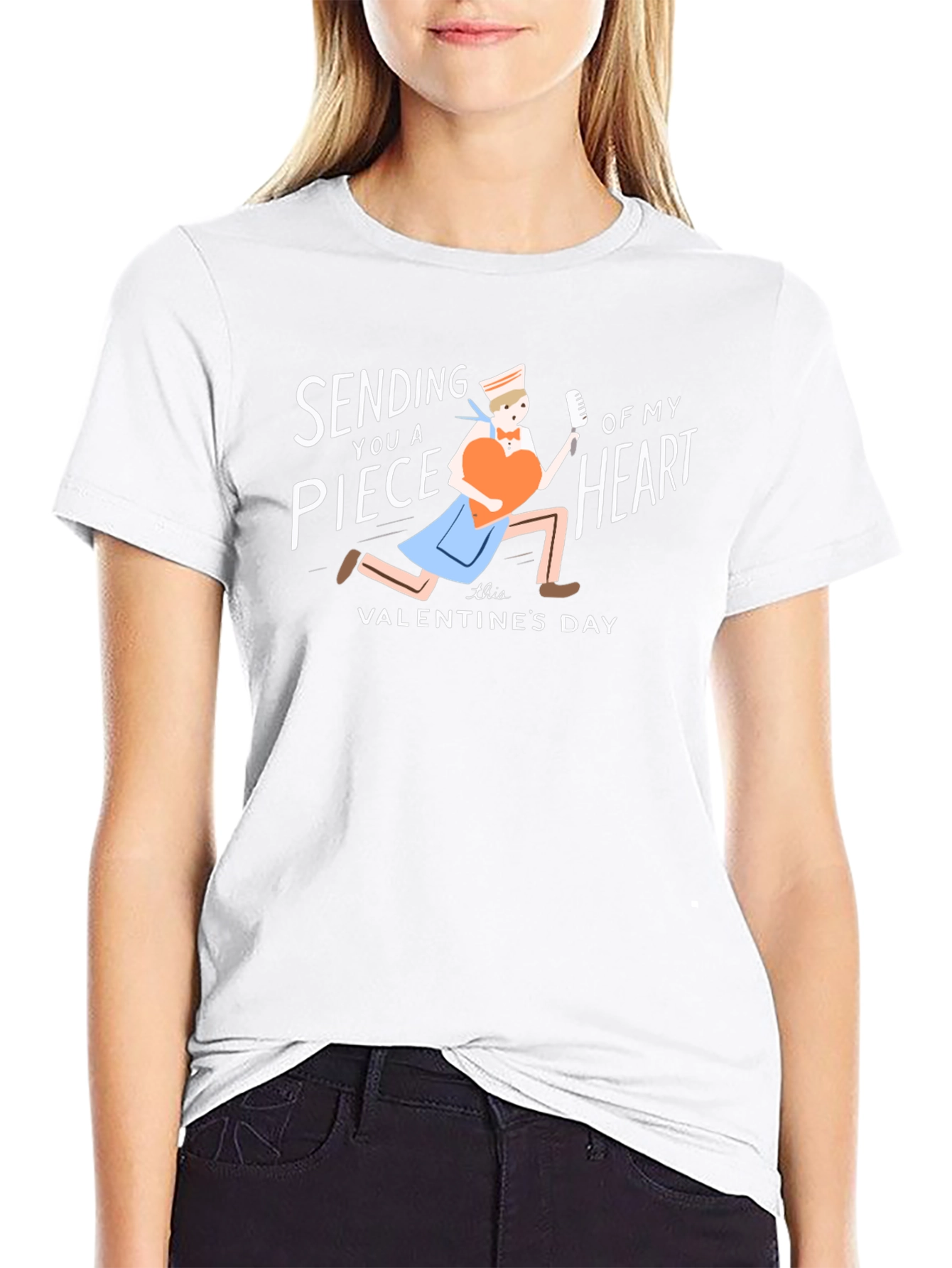 Sending a Piece of My Heart Valentines Day T-Shirt