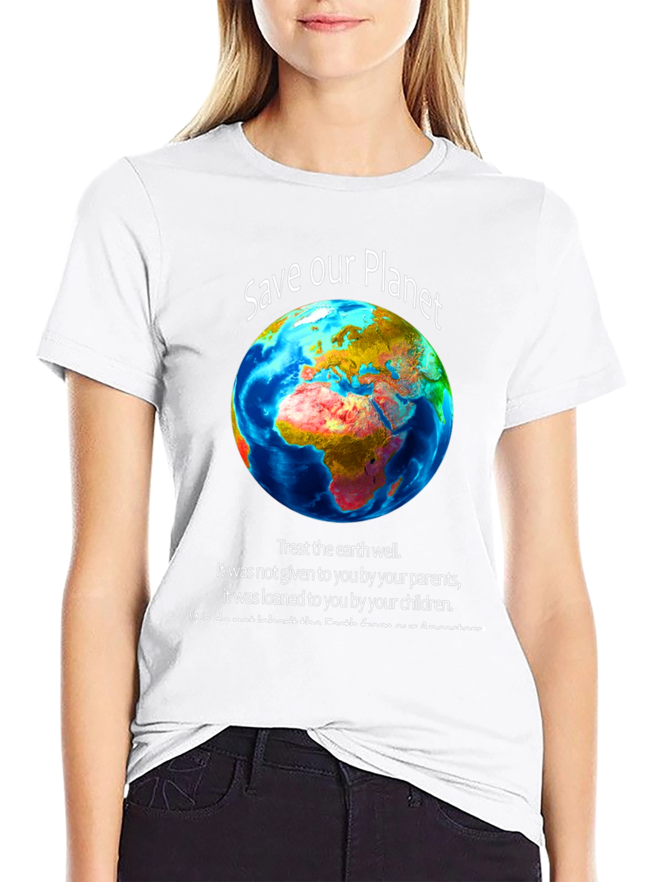Save Our Planet Graphic T-Shirt - Earth Day Apparel