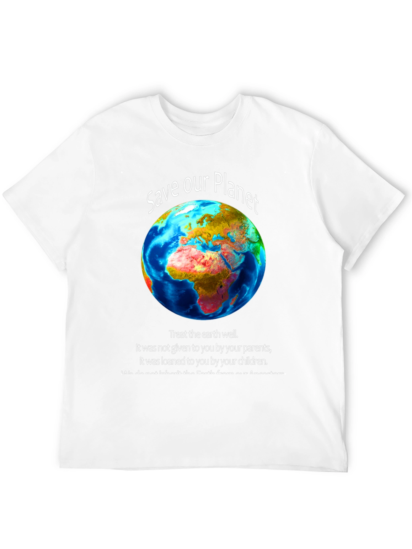Save Our Planet Graphic T-Shirt - Earth Day Apparel
