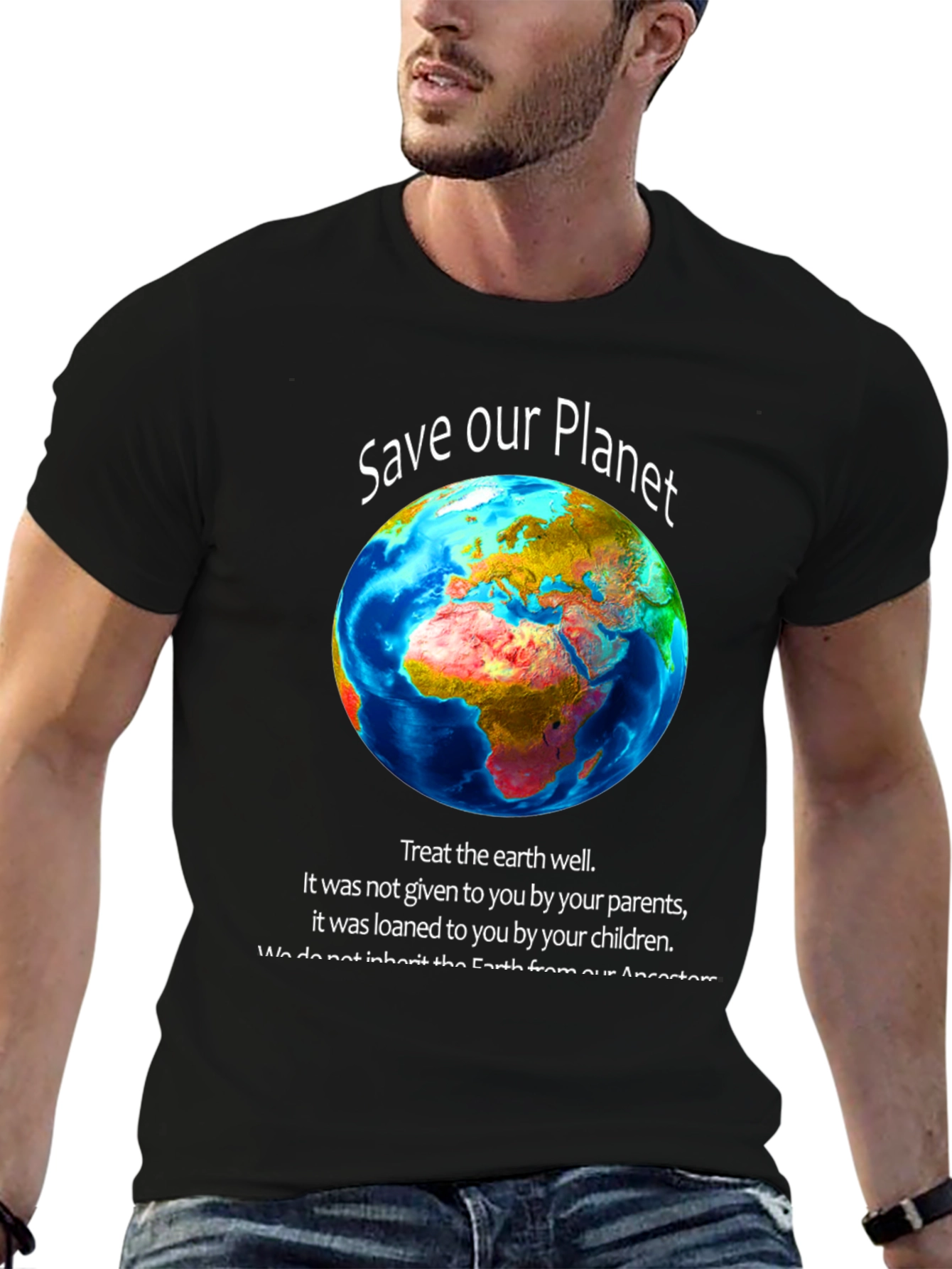 Save Our Planet Graphic T-Shirt - Earth Day Apparel