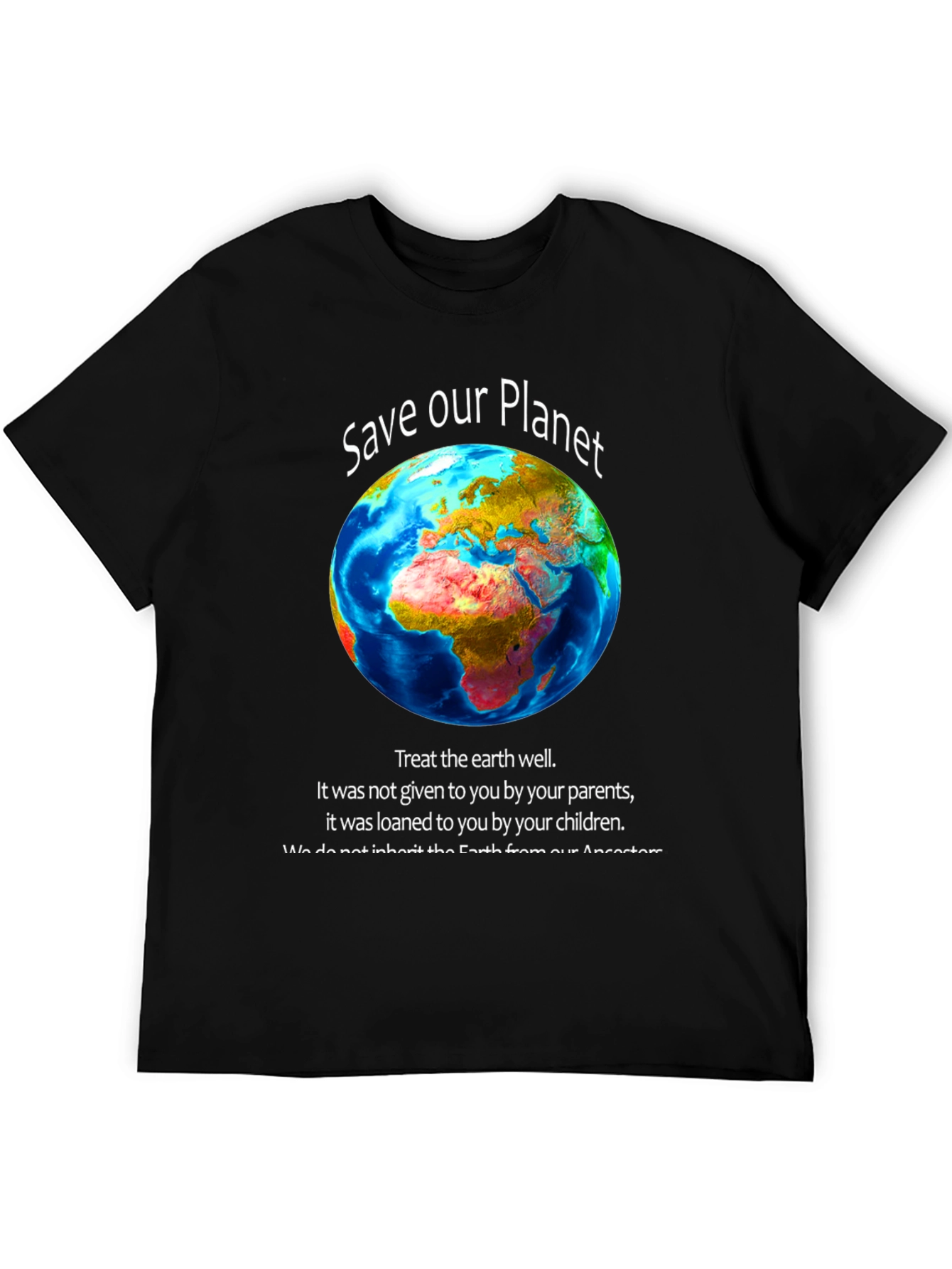Save Our Planet Graphic T-Shirt - Earth Day Apparel