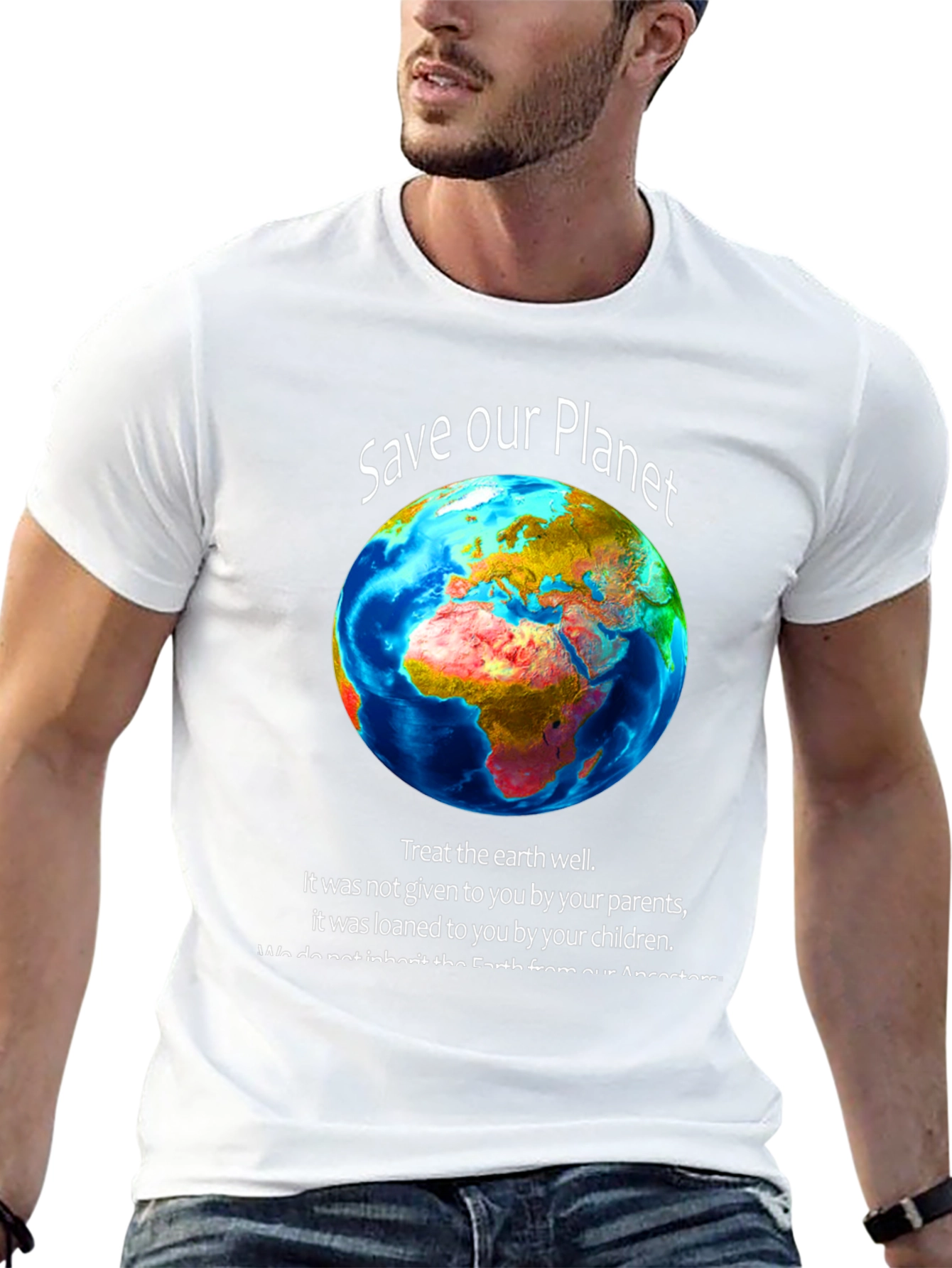 Save Our Planet Graphic T-Shirt - Earth Day Apparel