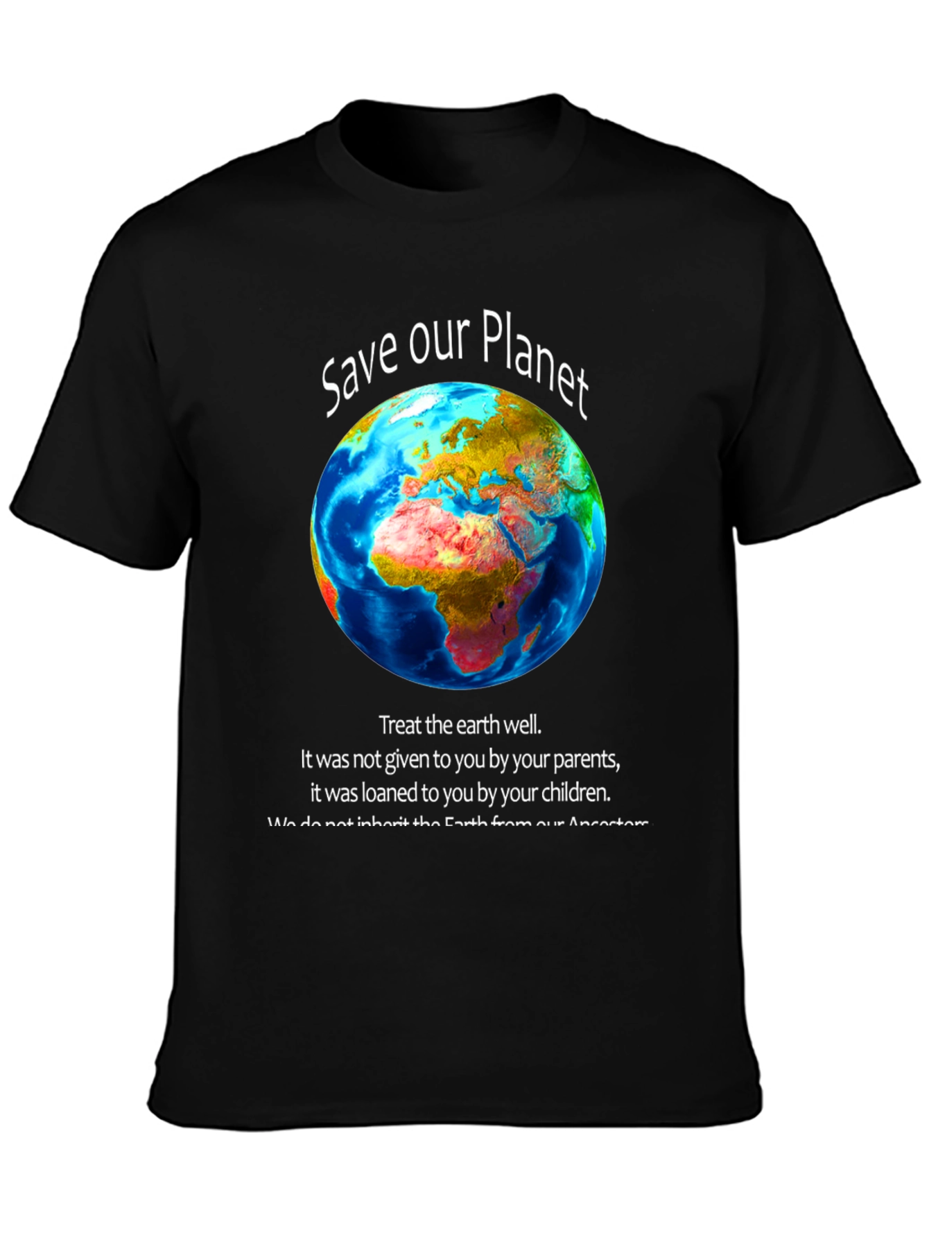 Save Our Planet Graphic T-Shirt - Earth Day Apparel