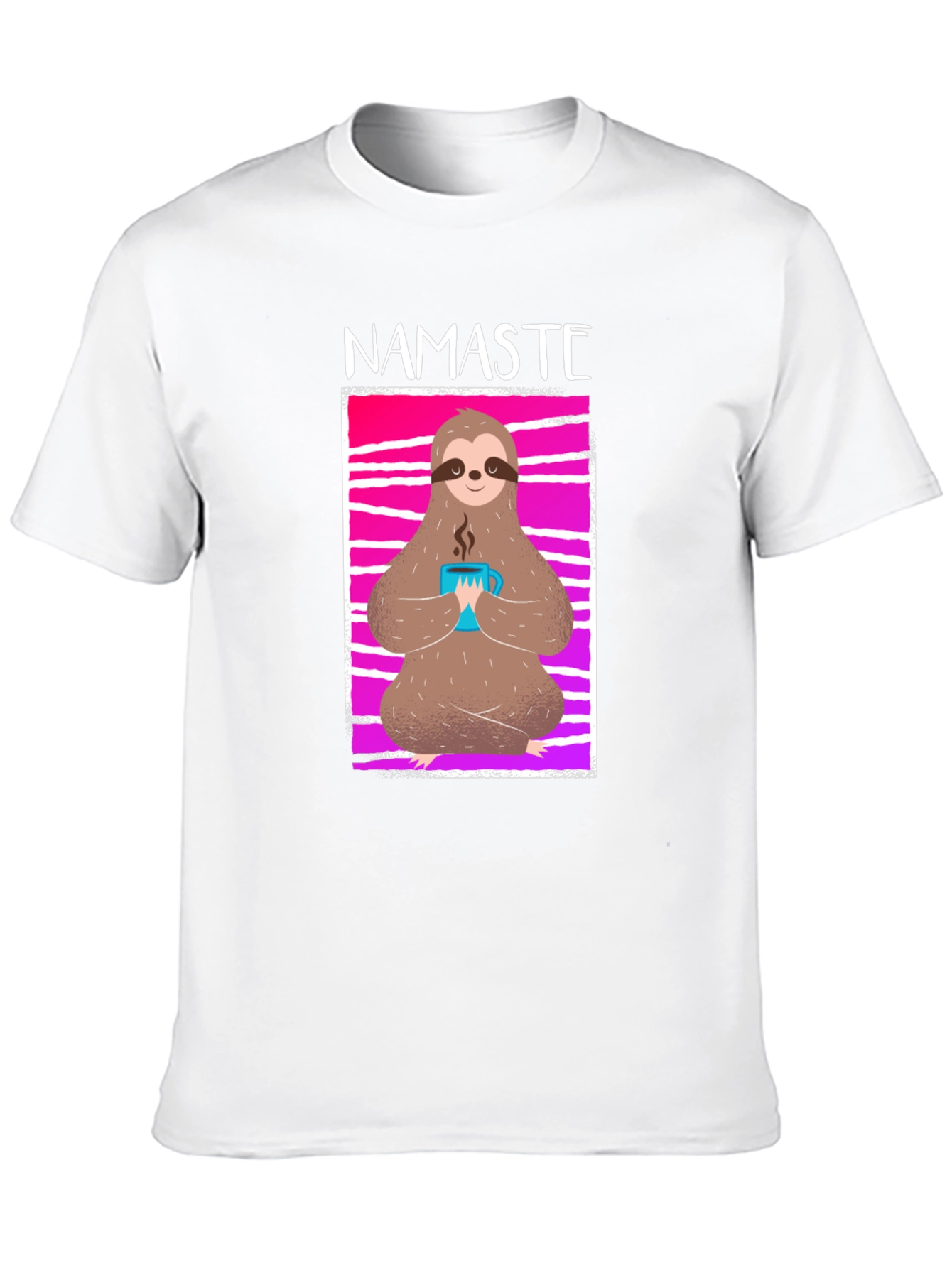 Namaste Sloth T-Shirt - Relaxed Fit