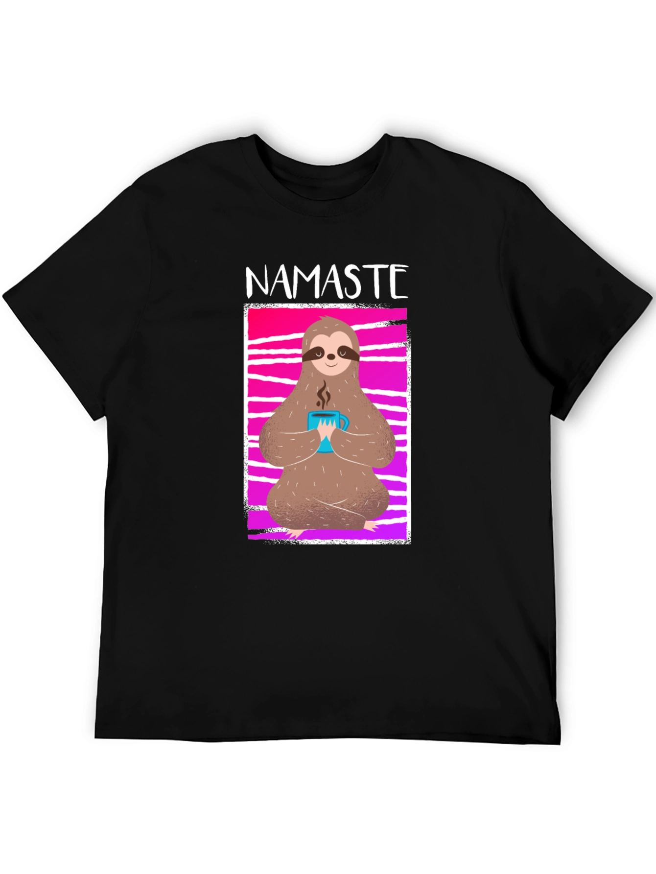 Namaste Sloth T-Shirt - Relaxed Fit