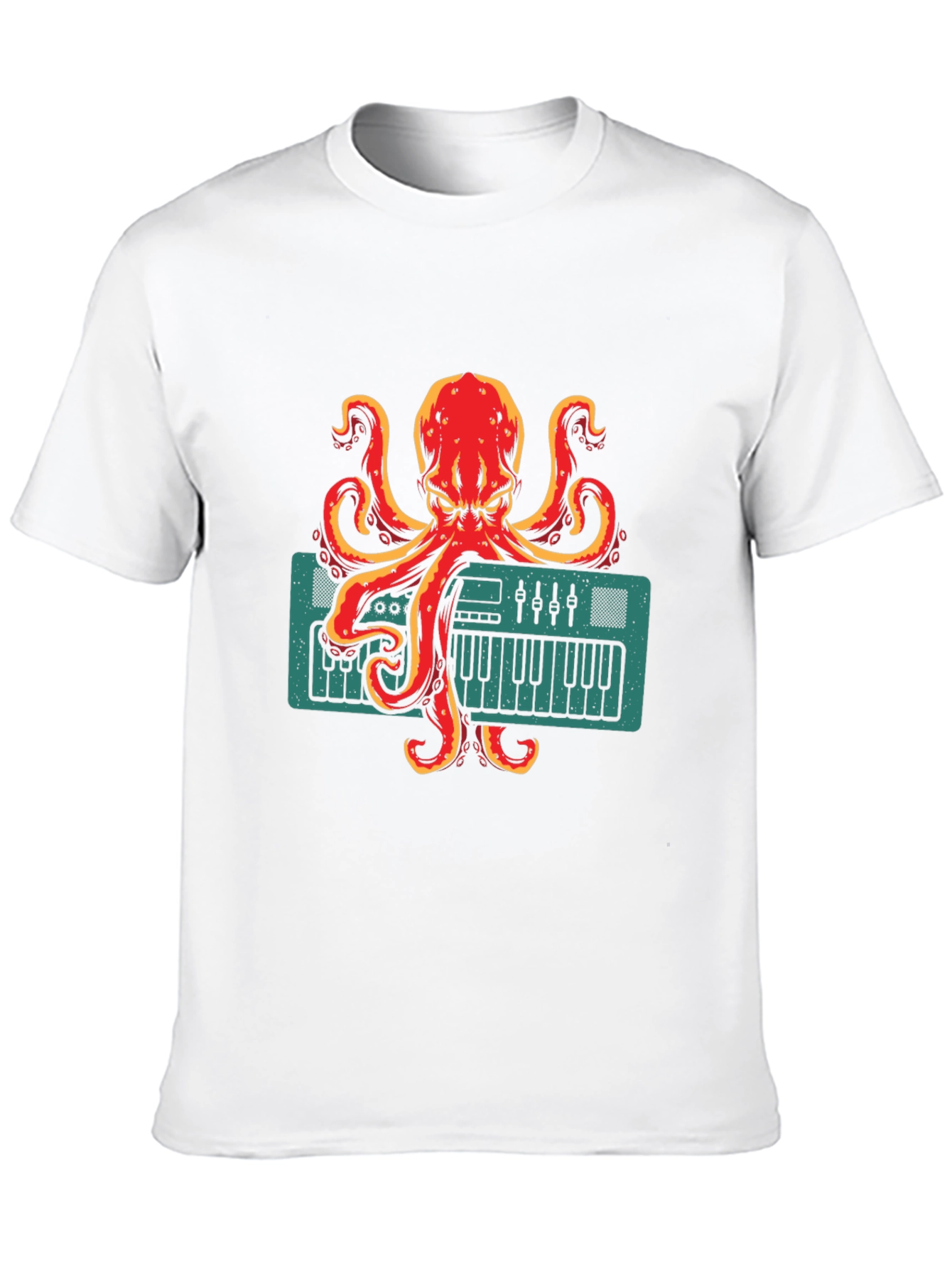 Octopus Musician Graphic Tee - Quirky Band T-Shirt