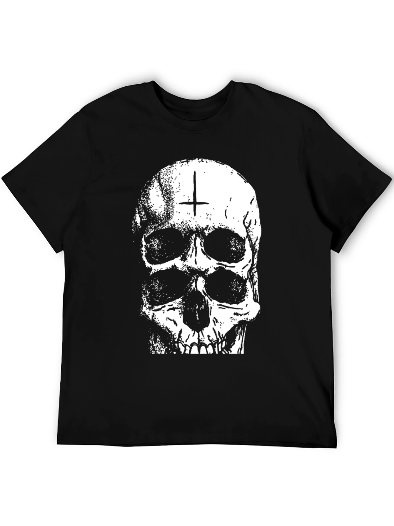 Skull & Cross T-Shirt - Black Graphic Tee