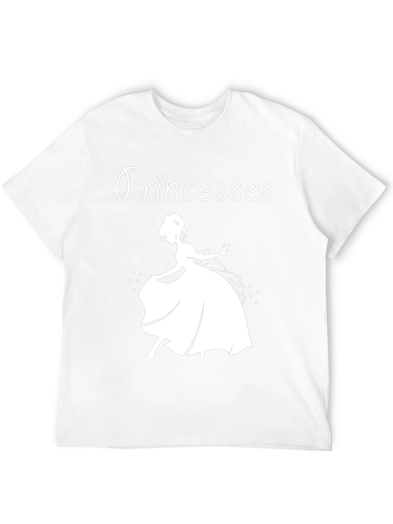 Princesses Black Graphic Tee
