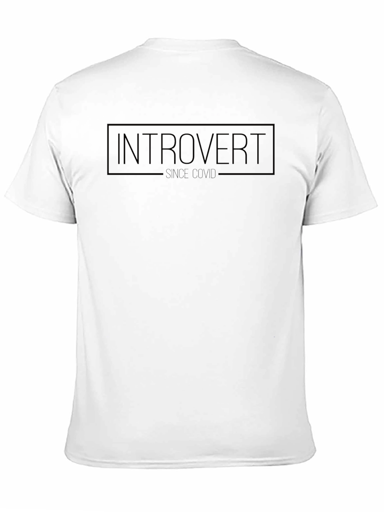 Introvert Since Covid Black T-Shirt
