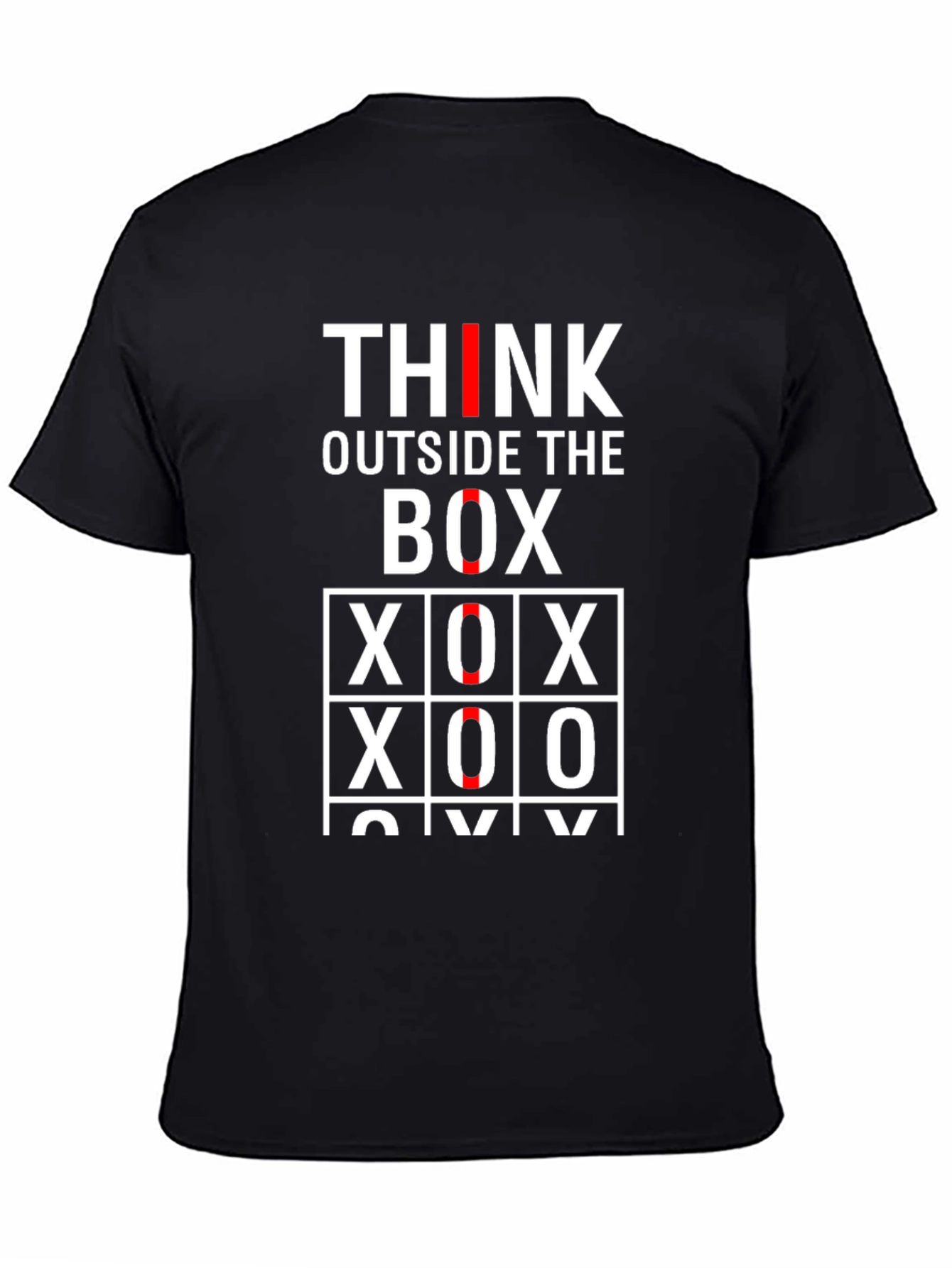 Think Outside the Box Tic-Tac-Toe Graphic Tee