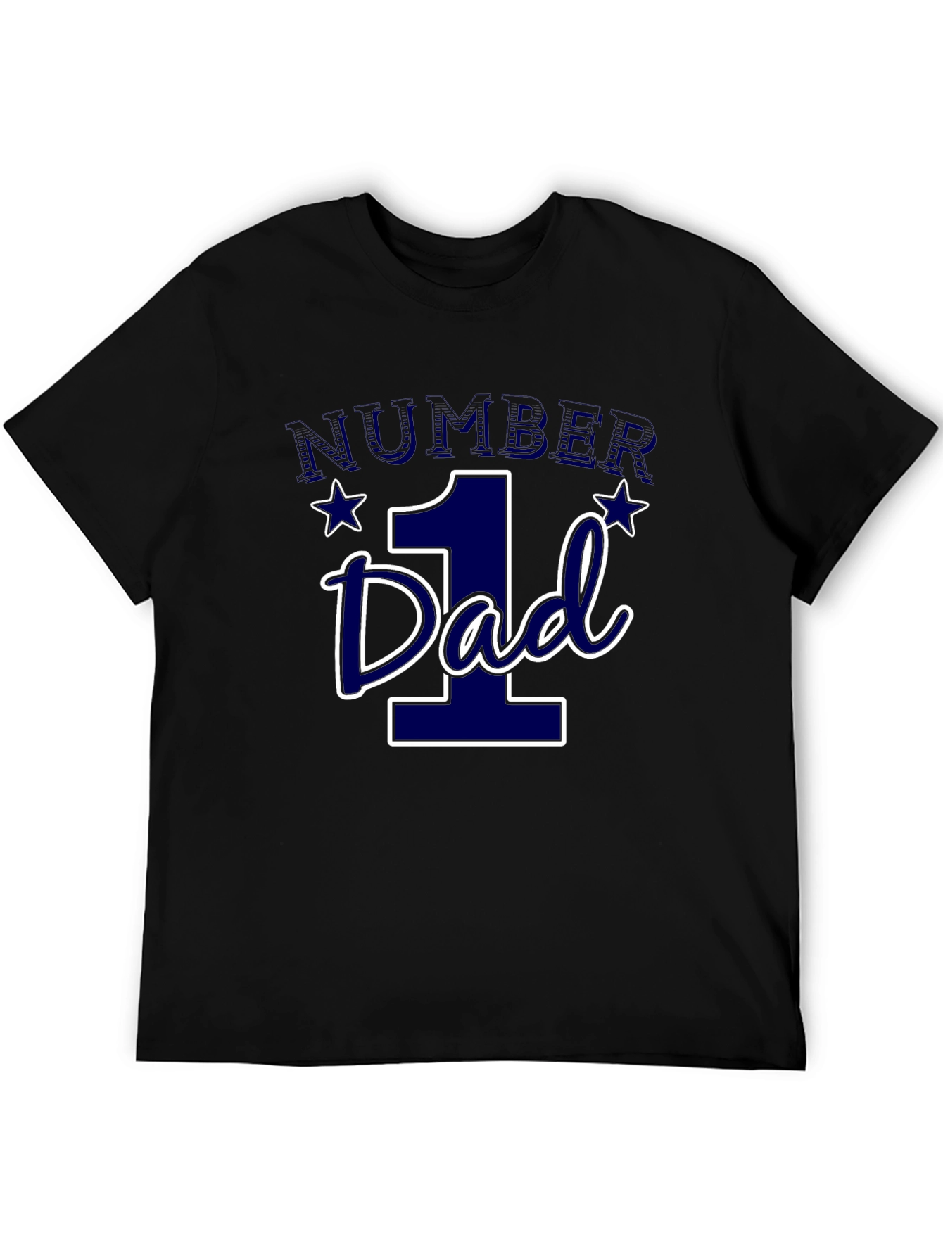 Number One Dad Graphic T-Shirt