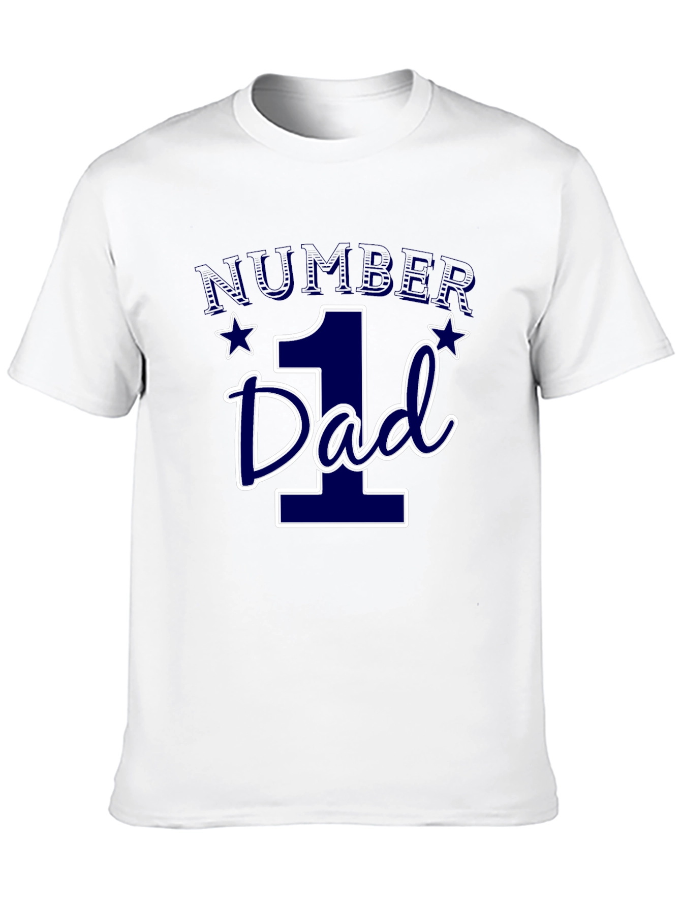 Number One Dad Graphic T-Shirt