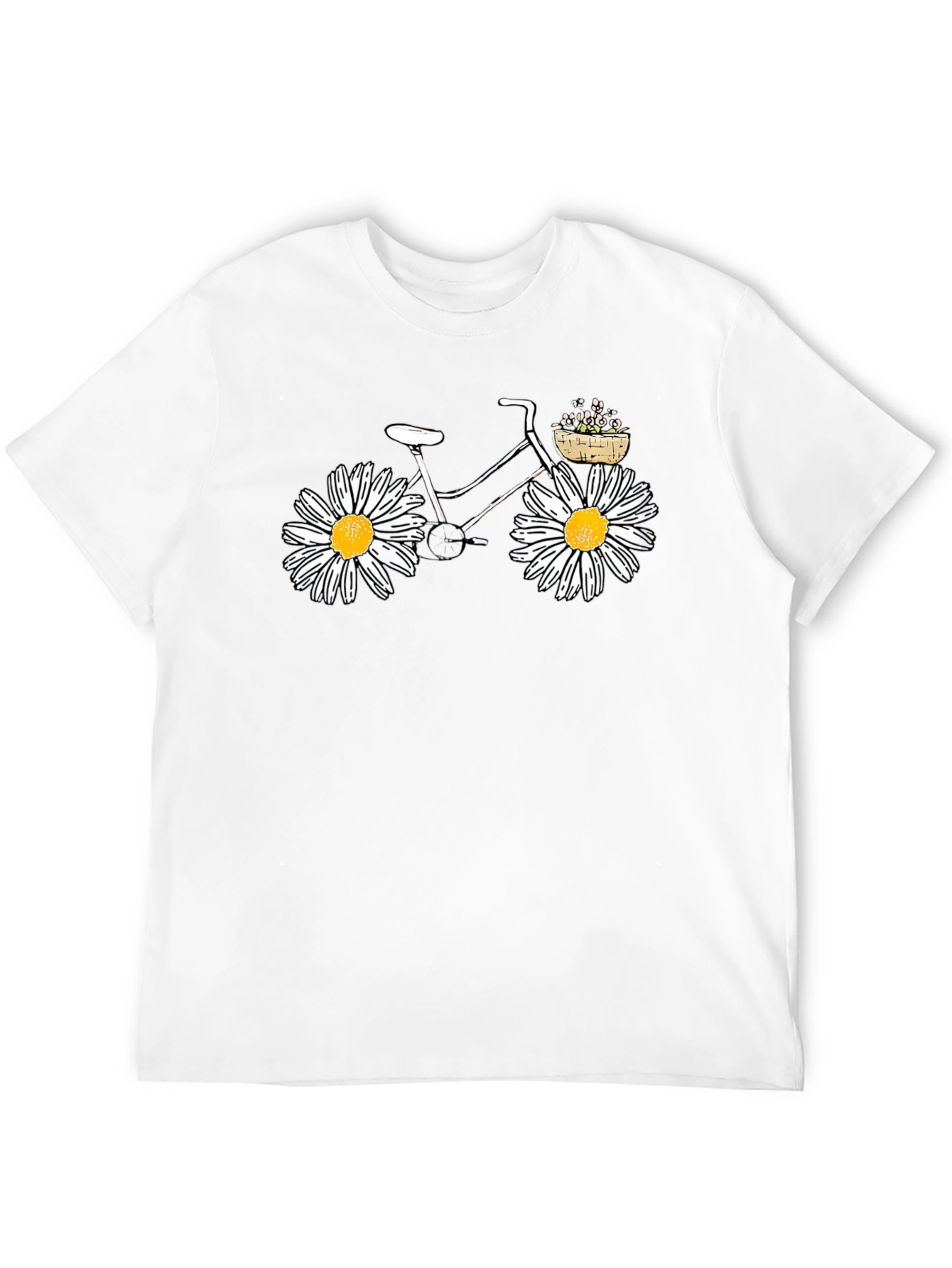 Daisy Bicycle Black Tee