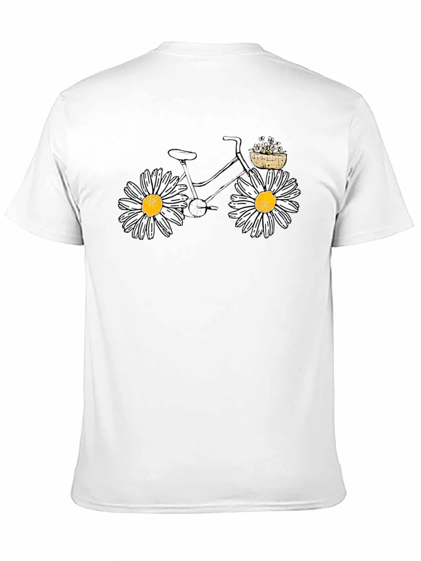 Daisy Bicycle Black Tee