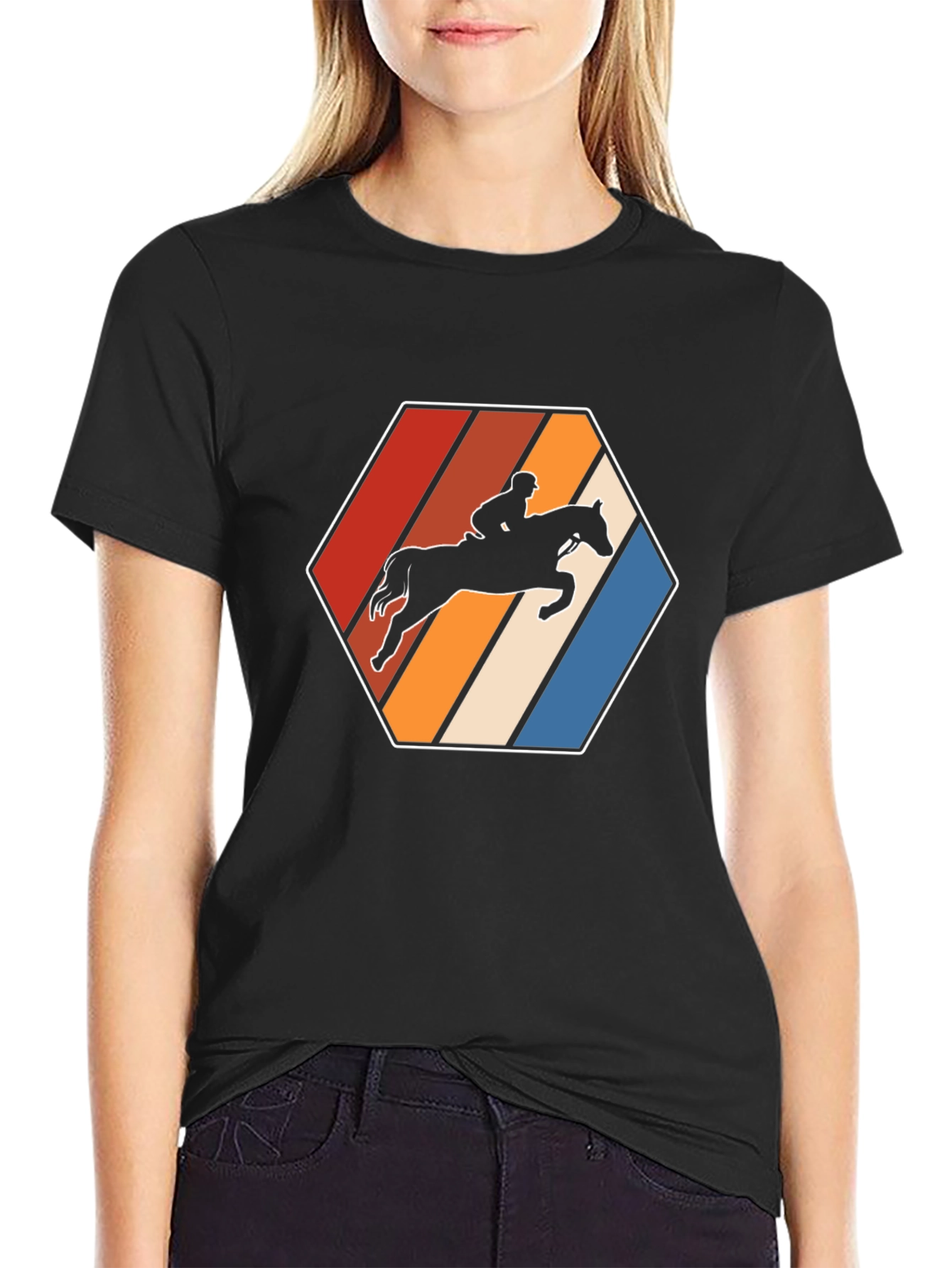 Equestrian Retro Horse Rider T-Shirt