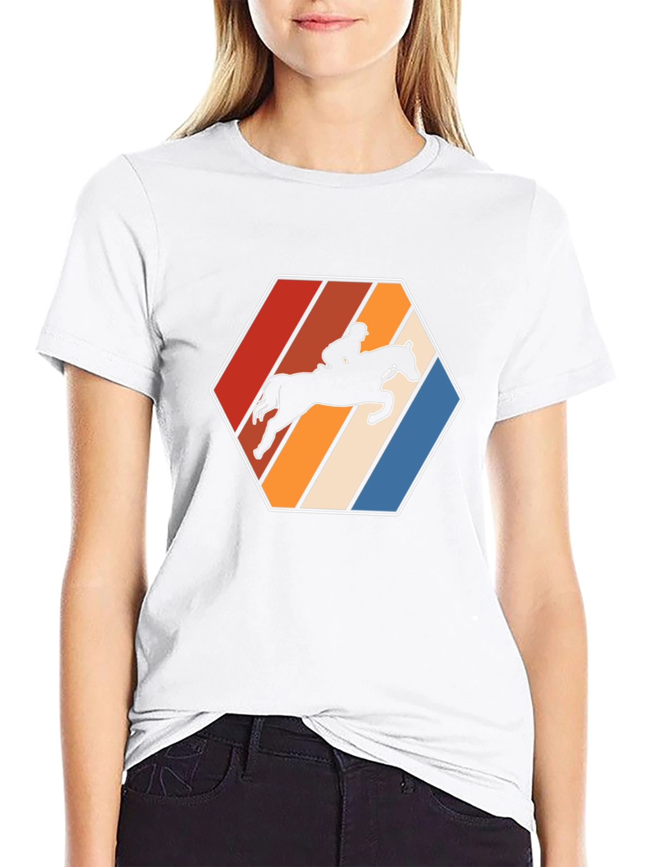 Equestrian Retro Horse Rider T-Shirt
