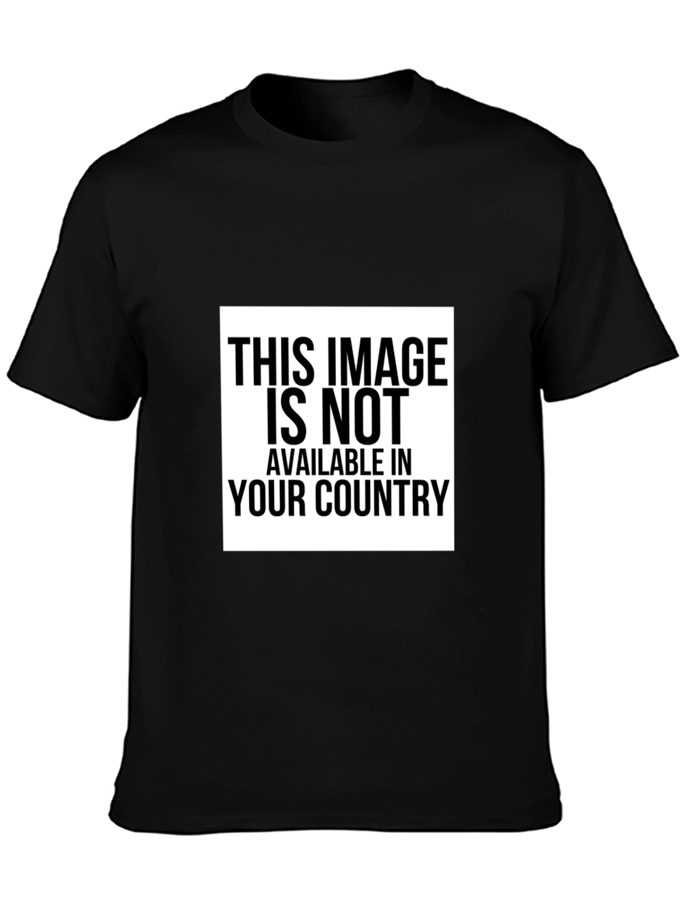 Unavailable Image Black T-Shirt