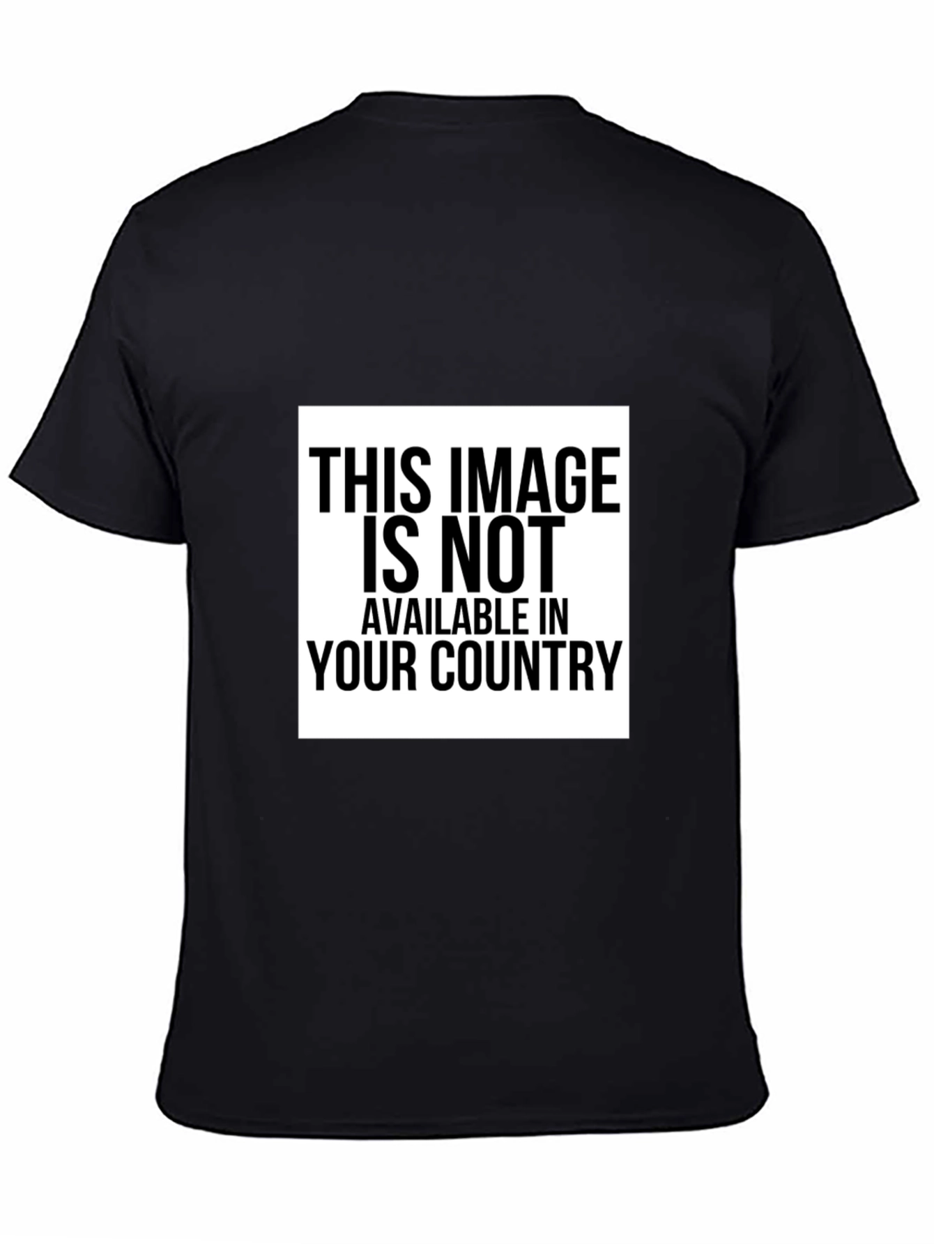 Unavailable Image Black T-Shirt