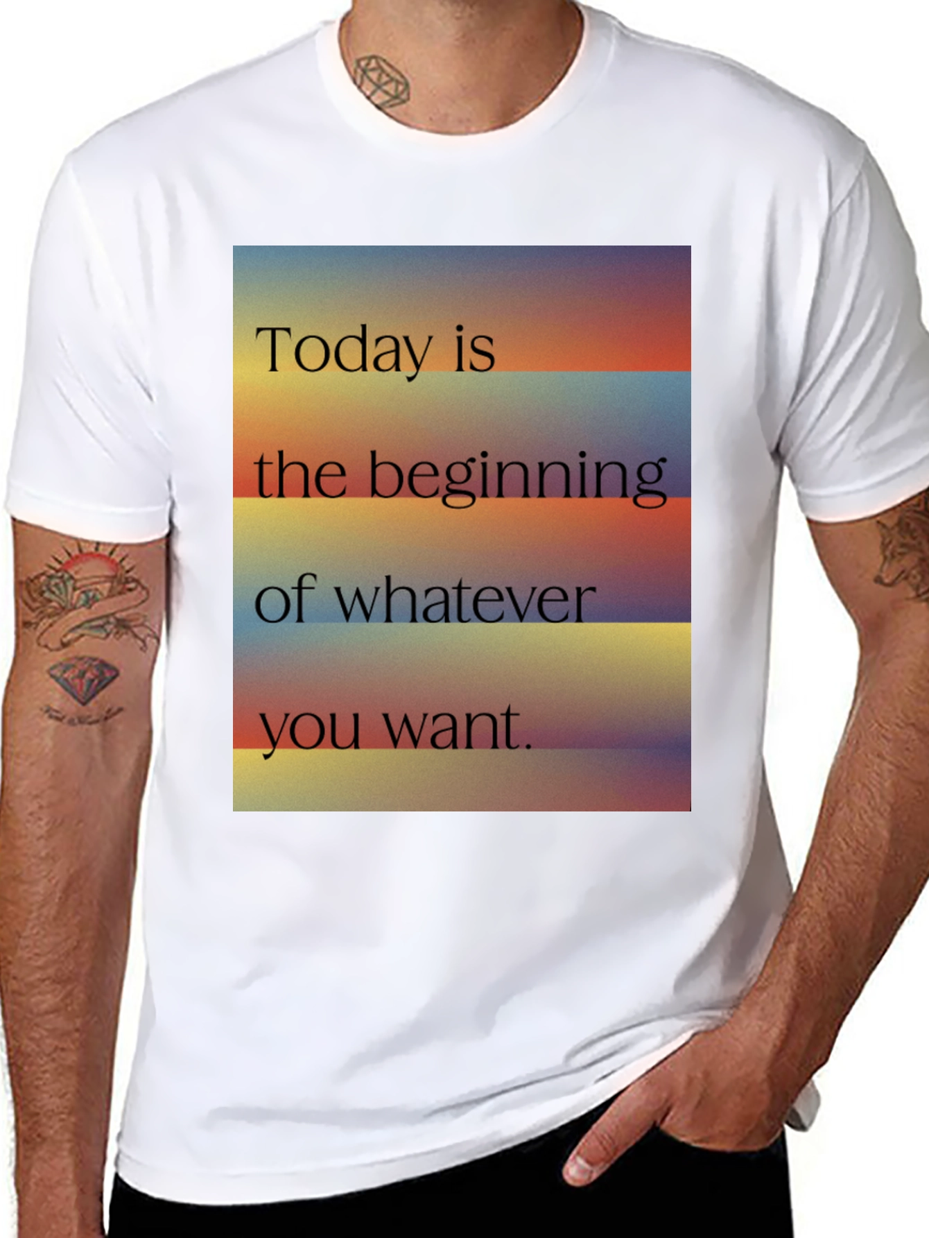 Inspirational Quote Graphic Tee - Unisex