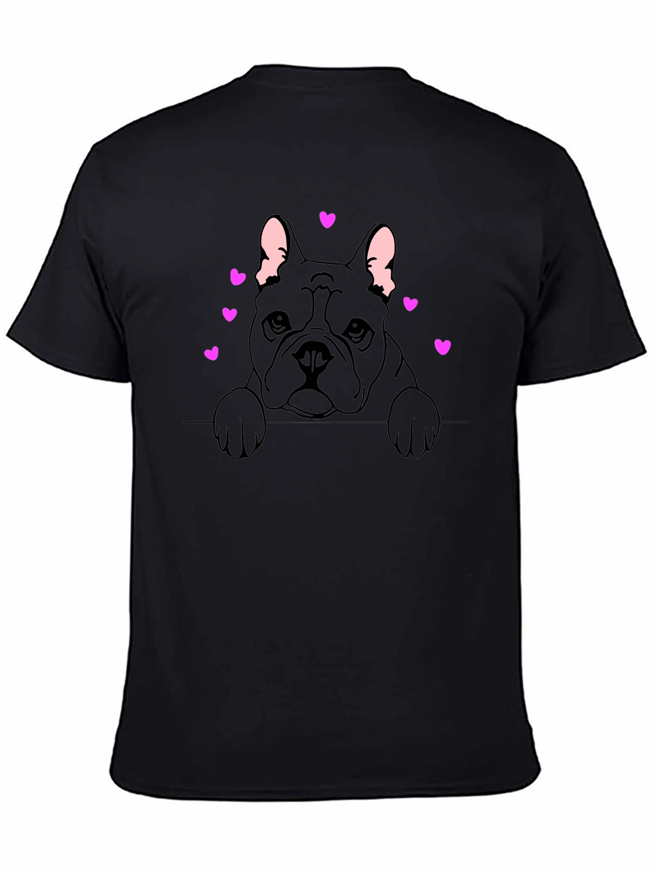 French Bulldog Heart T-Shirt - Cute Dog Lover Tee