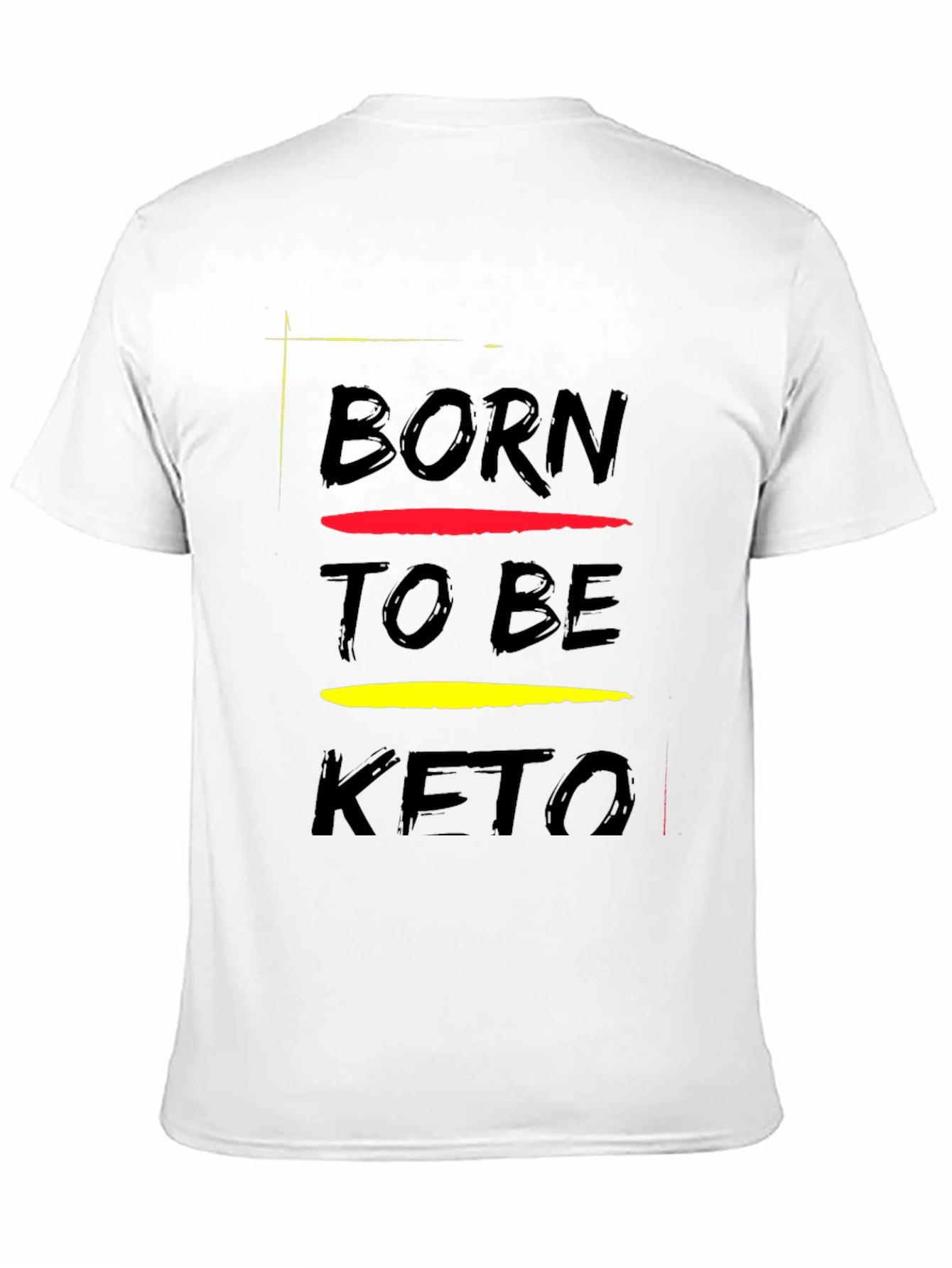Born to Be Keto Black Graphic Tee