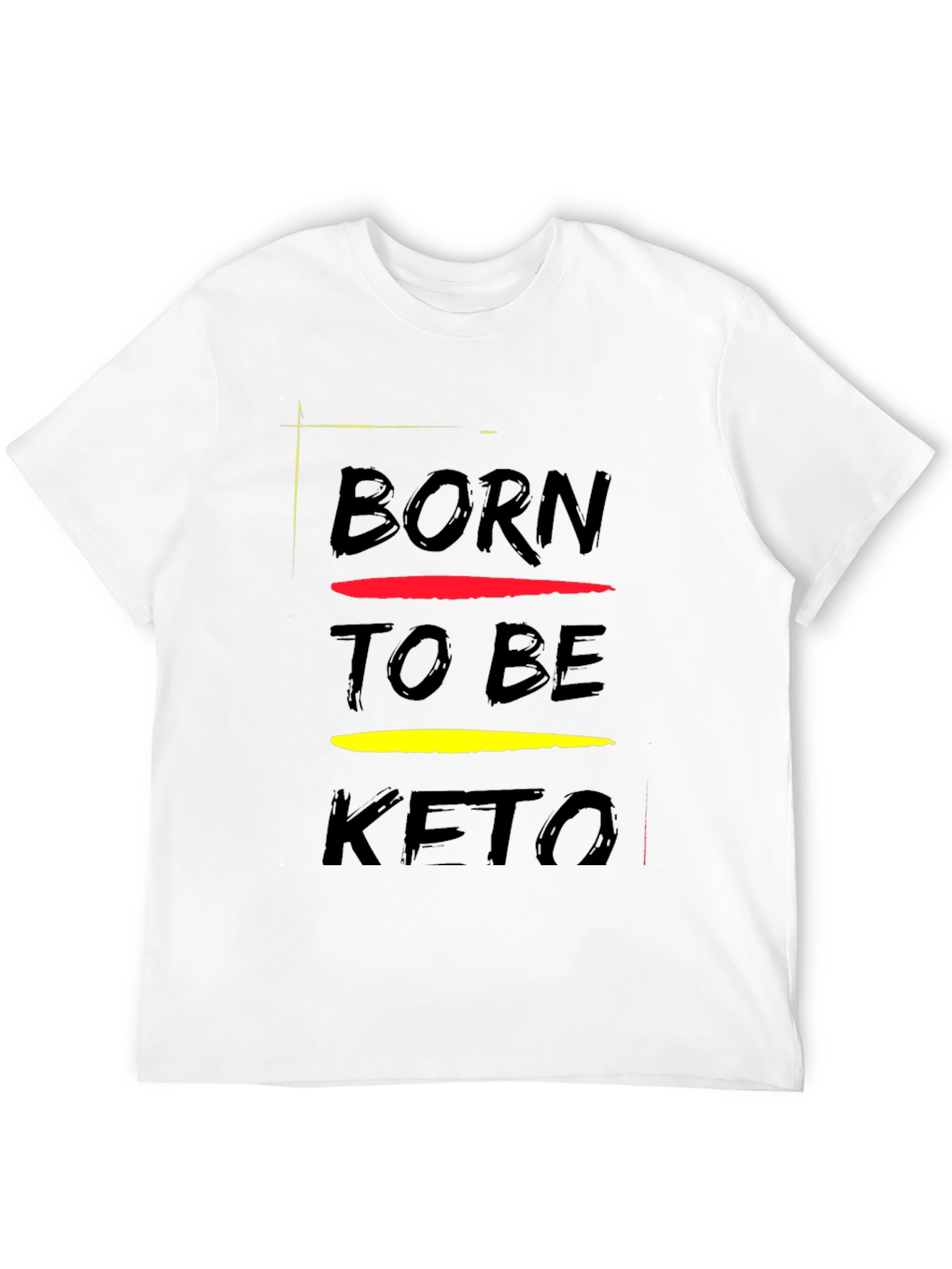 Born to Be Keto Black Graphic Tee