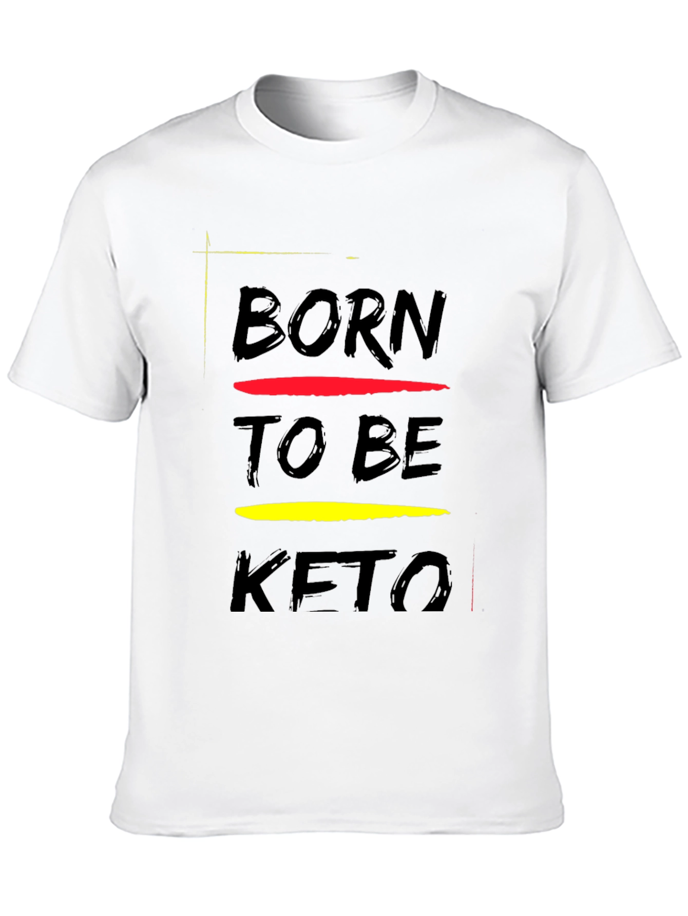 Born to Be Keto Black Graphic Tee