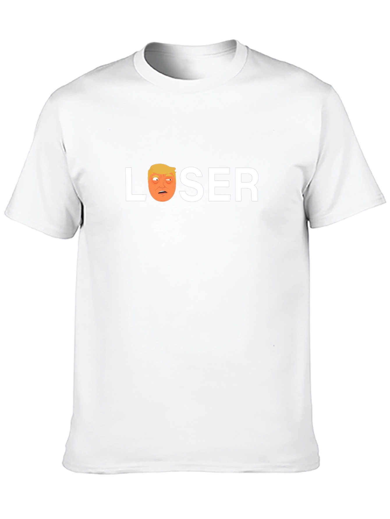 Loser Trump Graphic T-Shirt - Black Crew Neck Tee