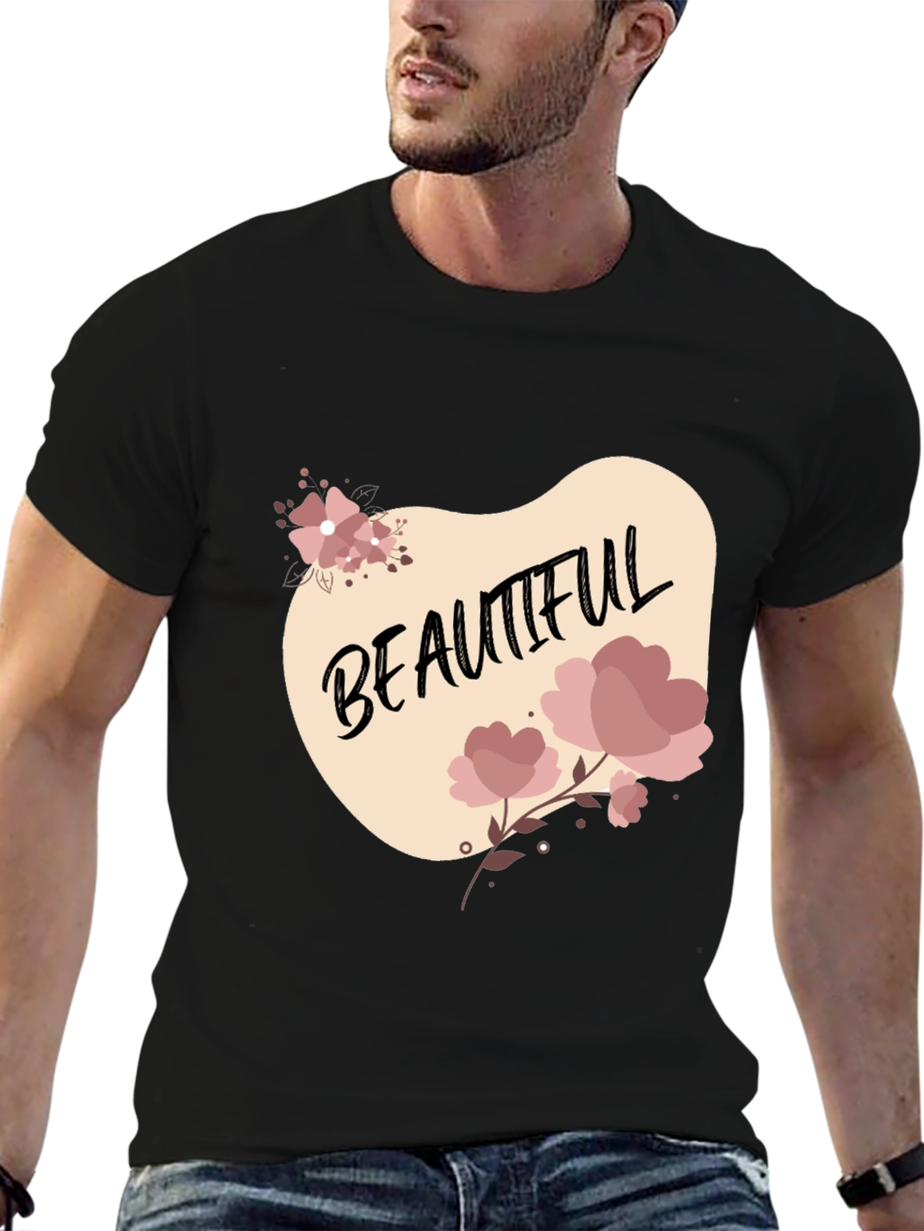 Beautiful Floral Graphic T-Shirt