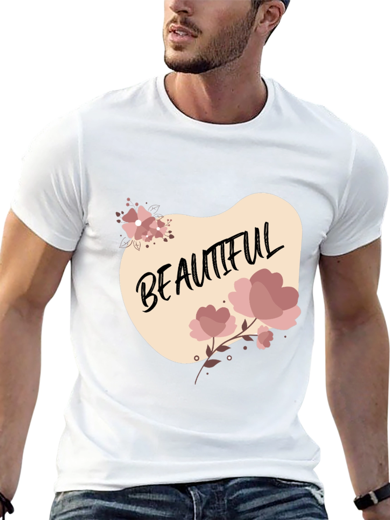 Beautiful Floral Graphic T-Shirt