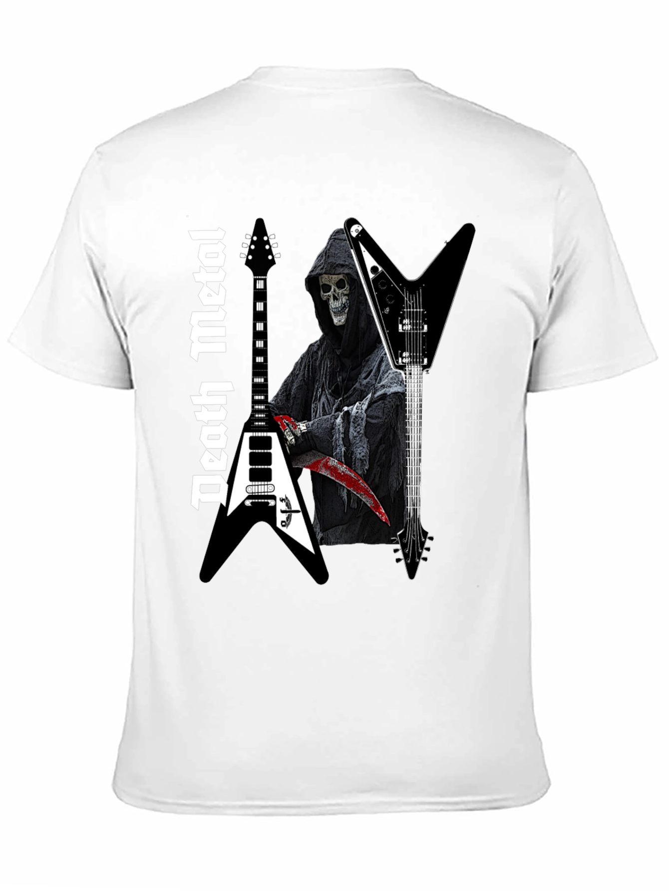 Death Metal Reaper Guitar T-Shirt