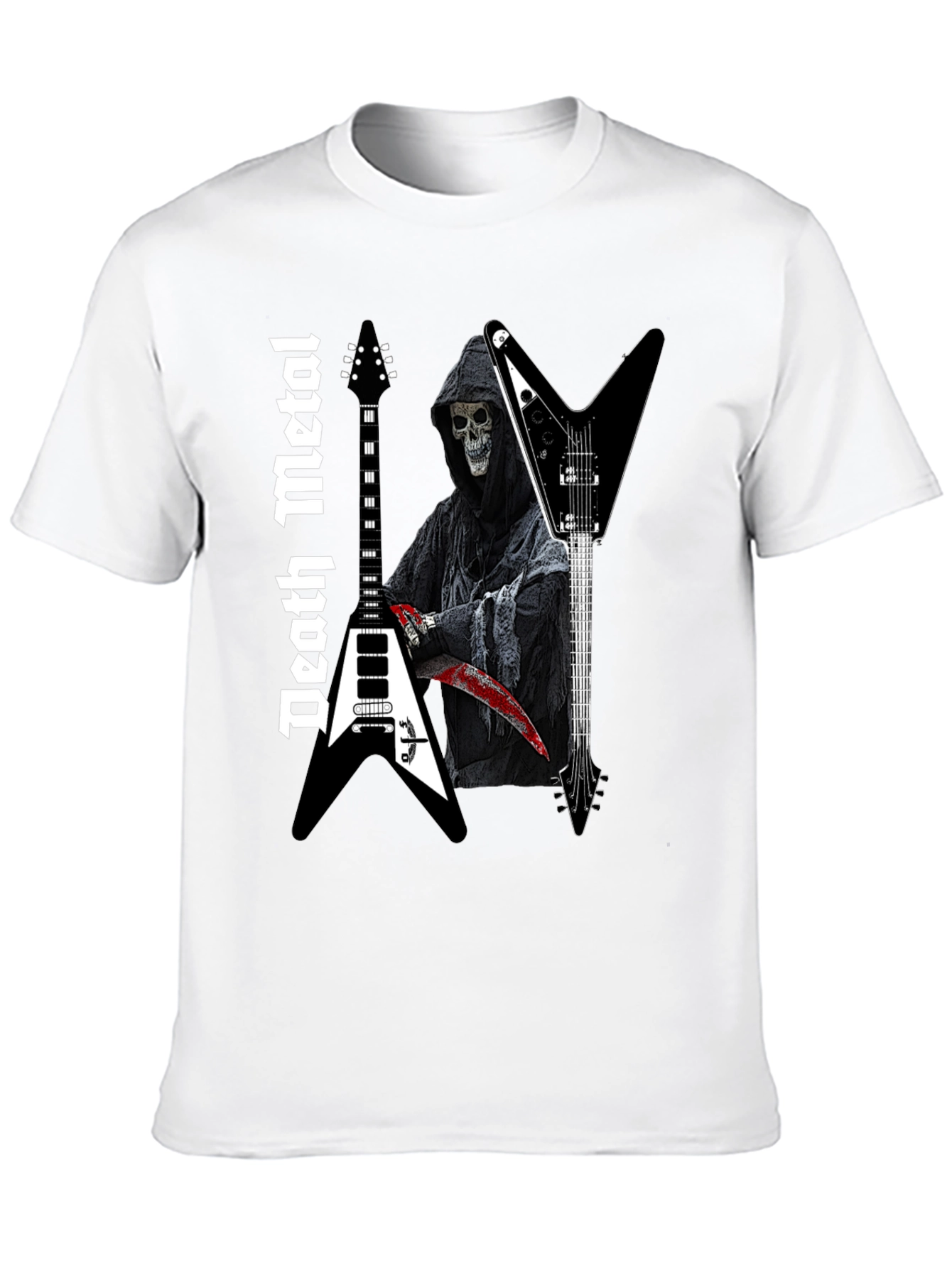 Death Metal Reaper Guitar T-Shirt