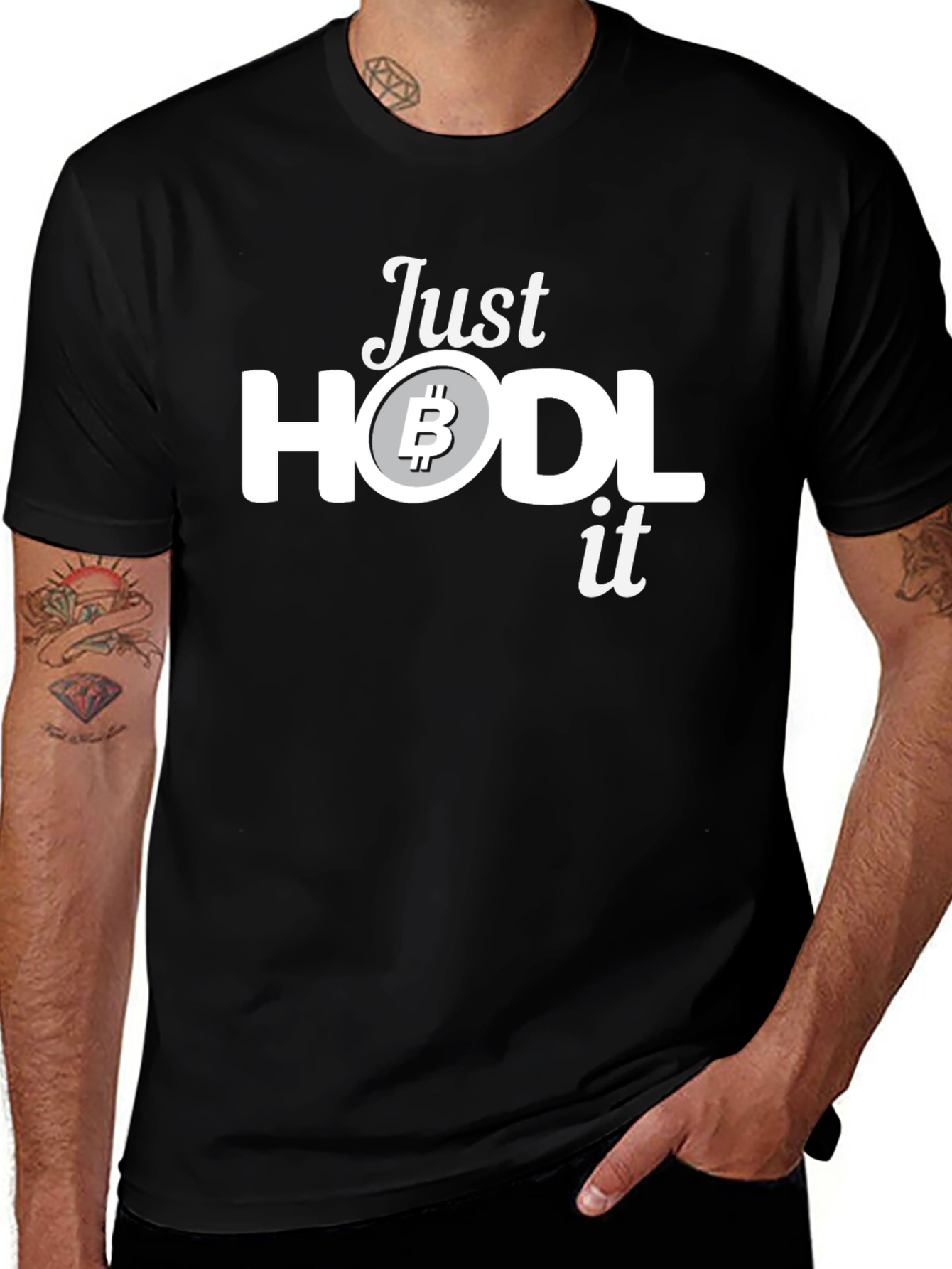 Just HODL It Bitcoin Crypto T-Shirt