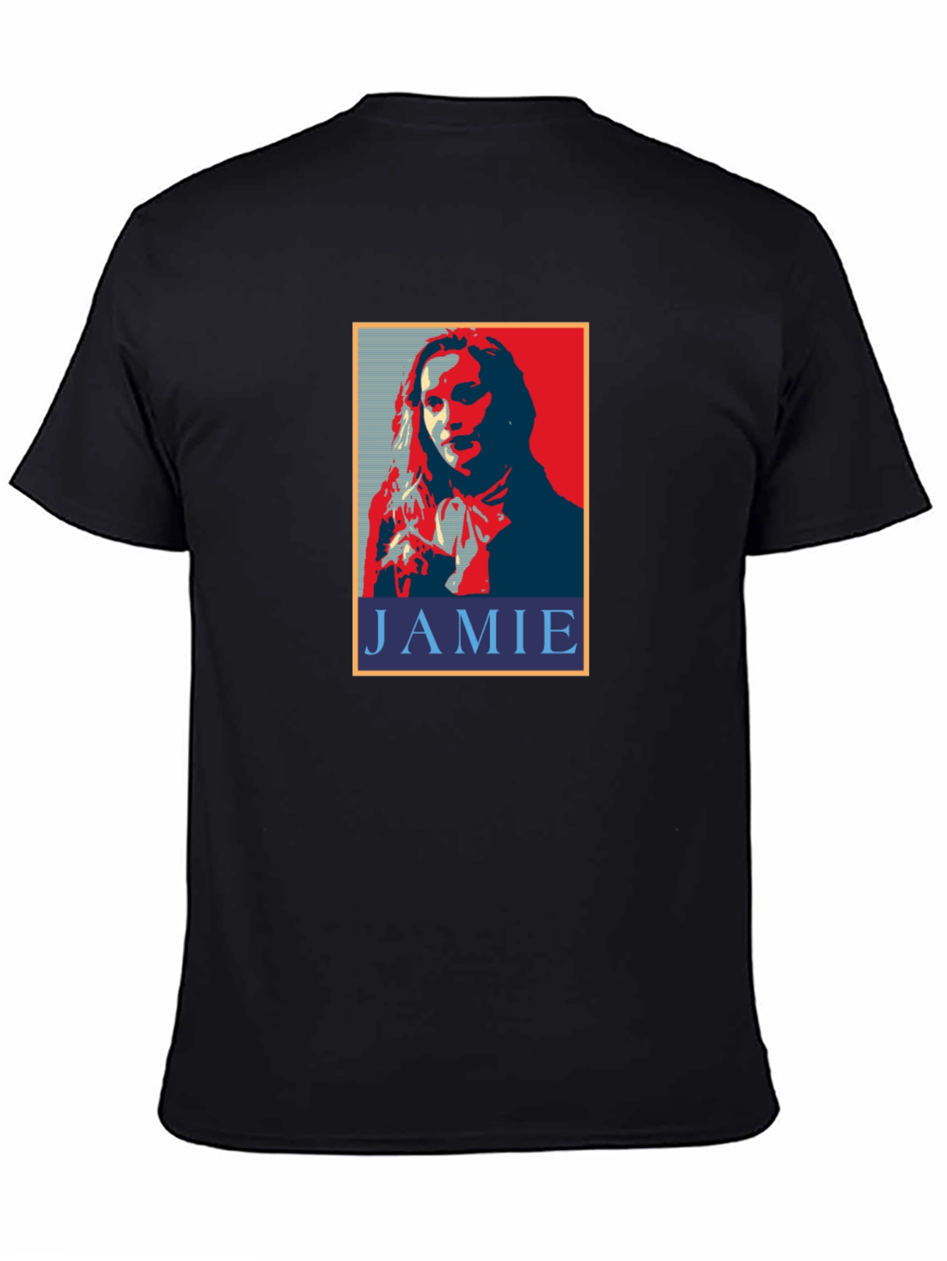 Jamie Portrait Black T-Shirt