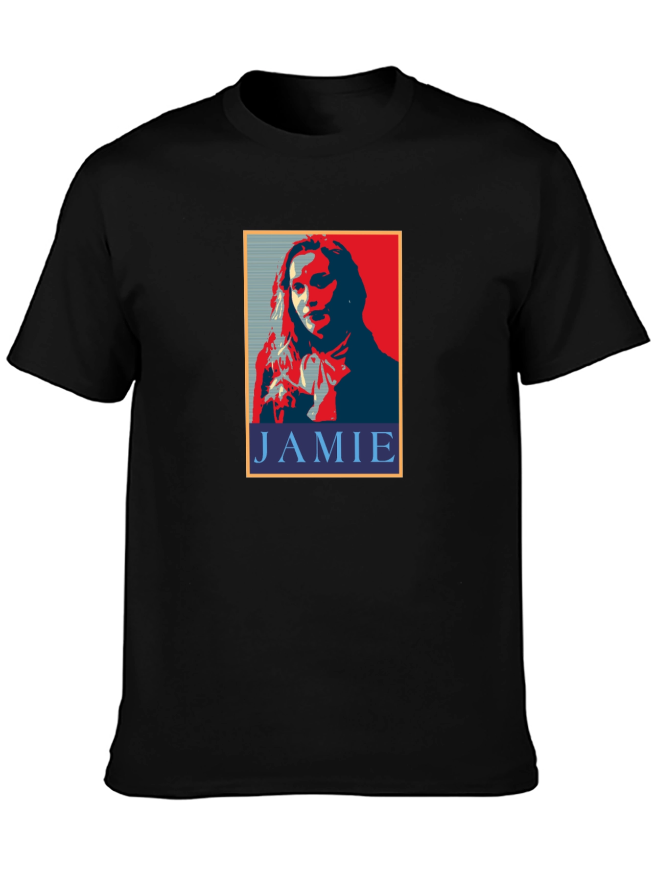 Jamie Portrait Black T-Shirt