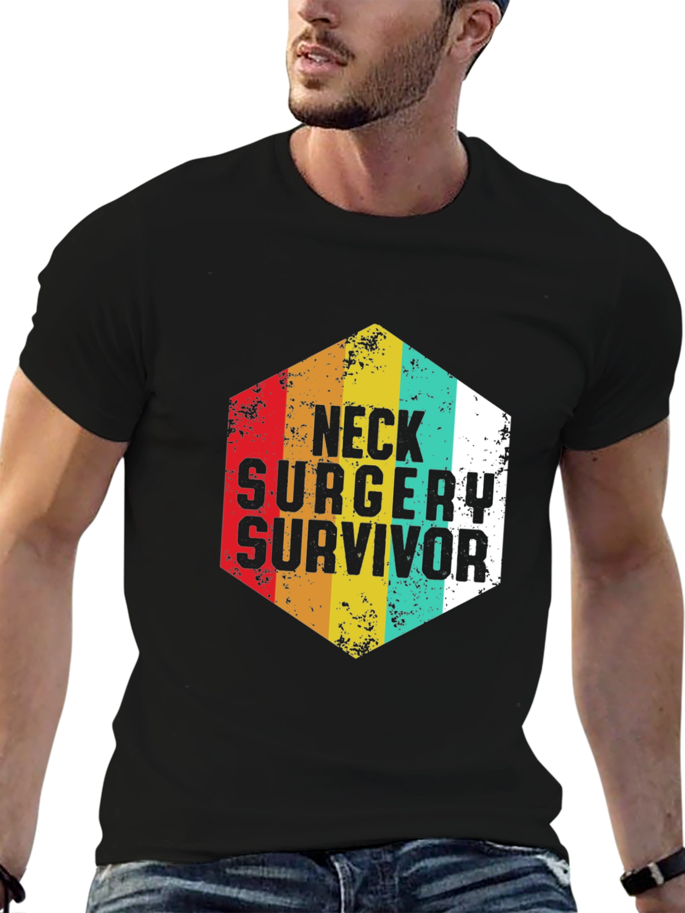 Neck Surgery Survivor Graphic T-Shirt