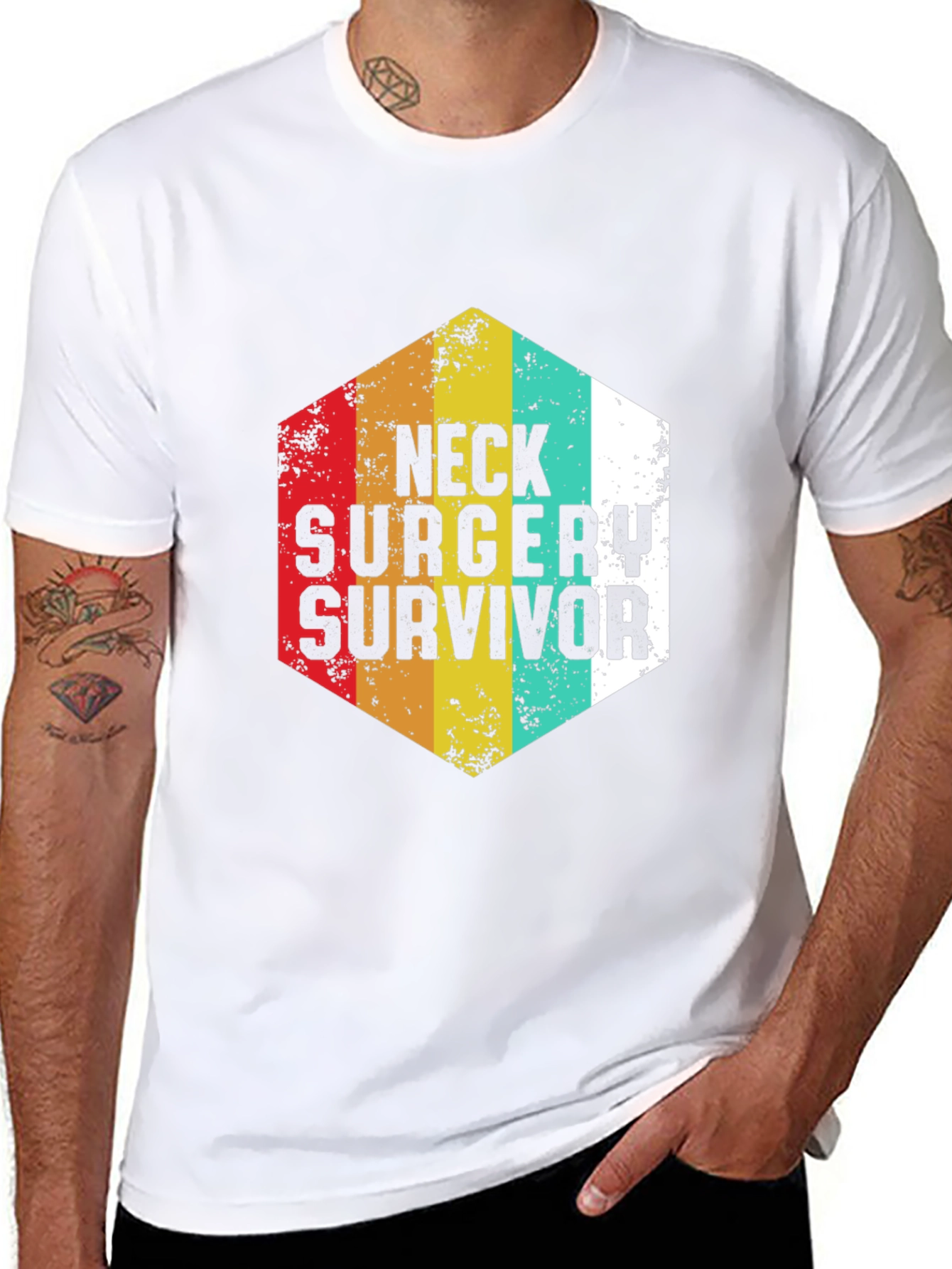 Neck Surgery Survivor Graphic T-Shirt