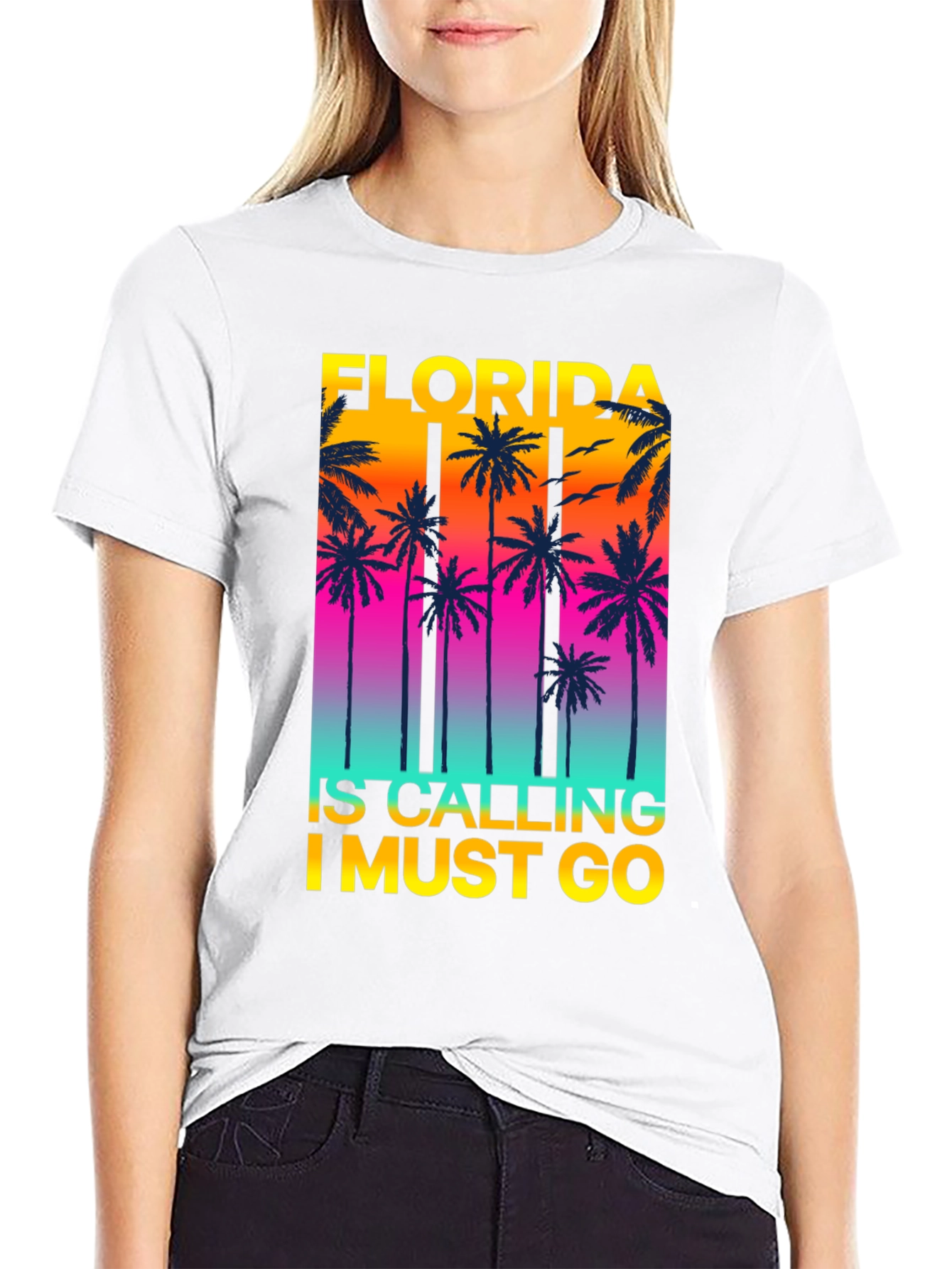 Florida Calling T-Shirt Palm Tree Graphic