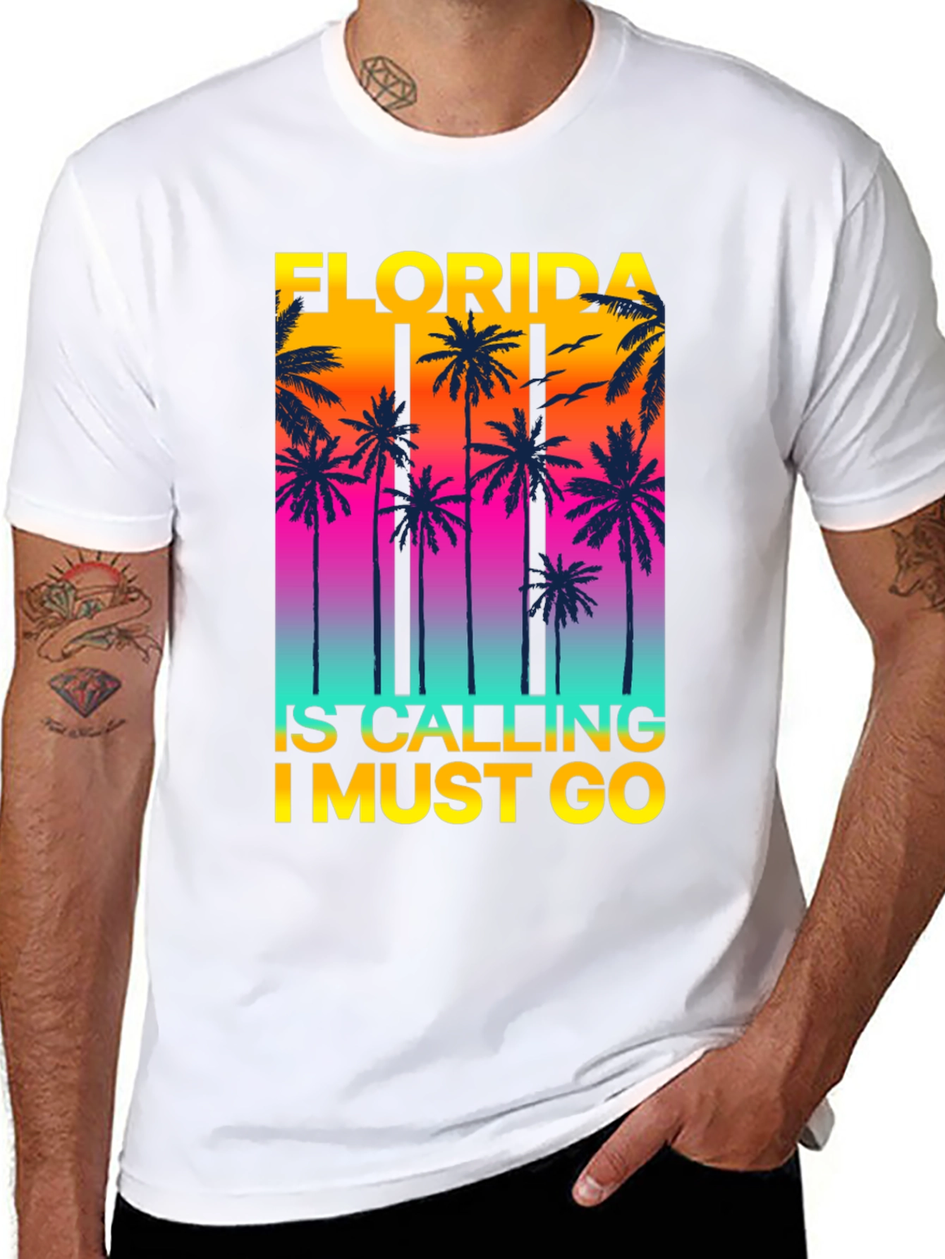 Florida Calling T-Shirt Palm Tree Graphic