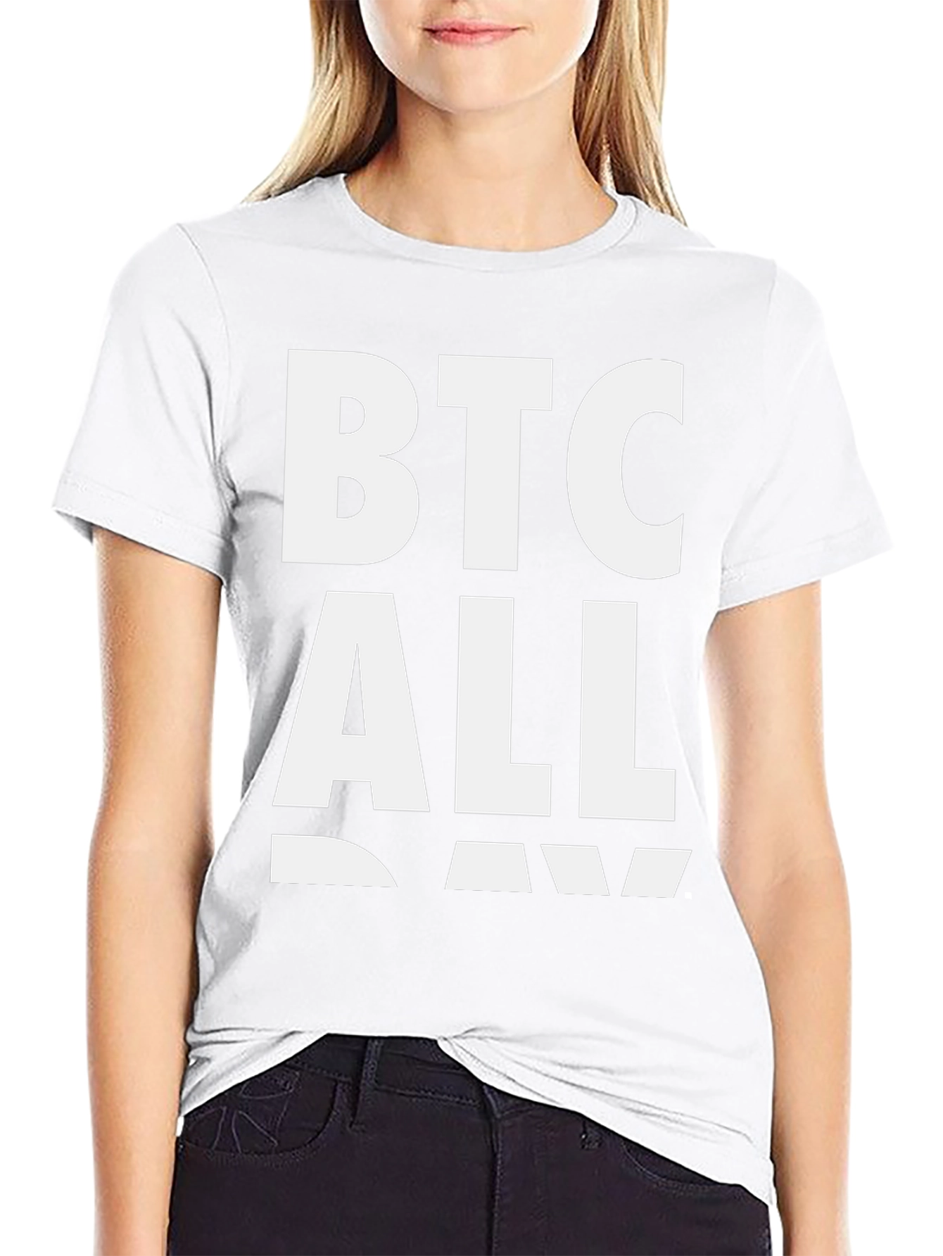 BTC All Day T-Shirt - Crypto Enthusiast Tee
