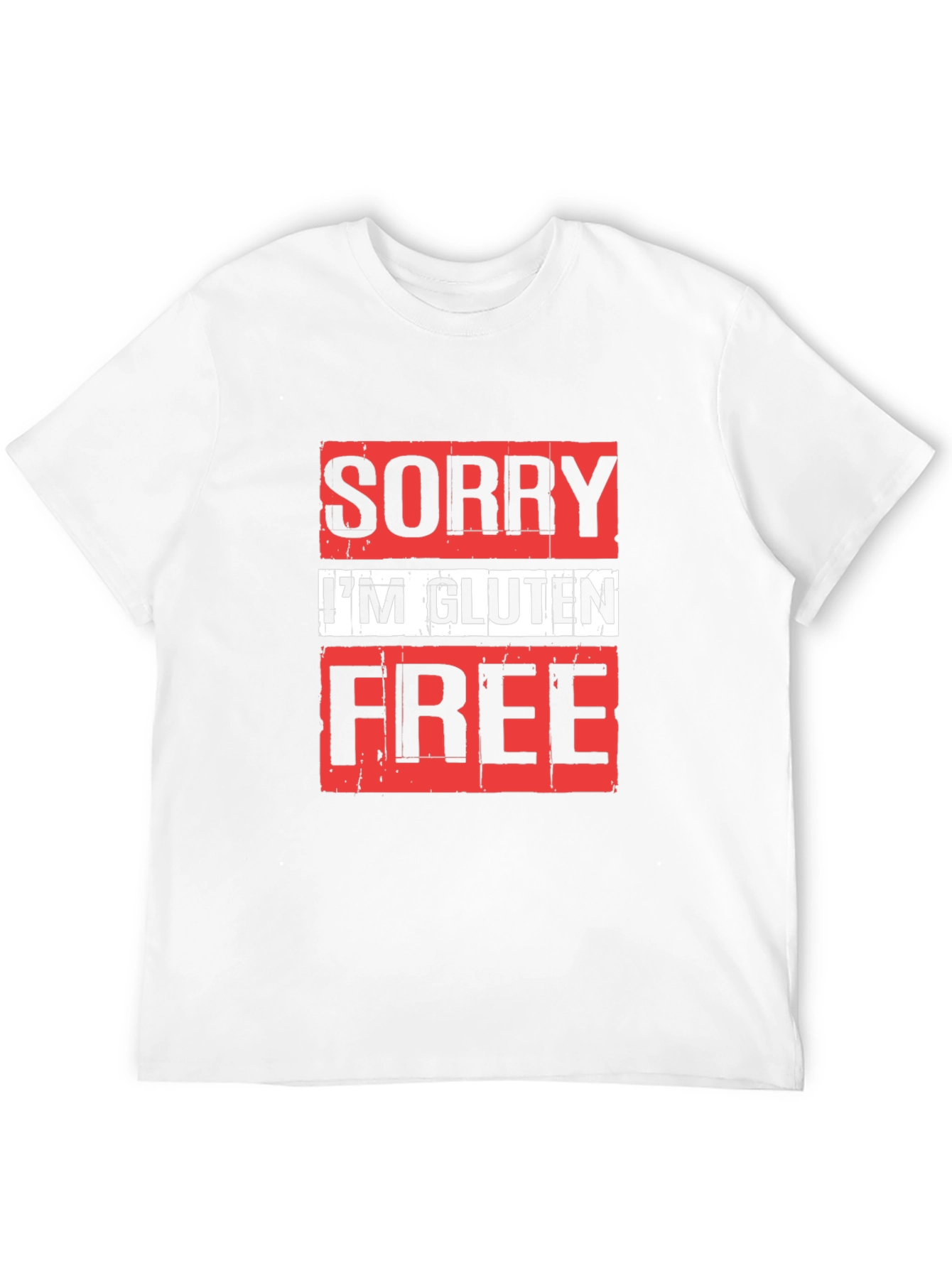 Sorry Im Gluten Free T-Shirt Black