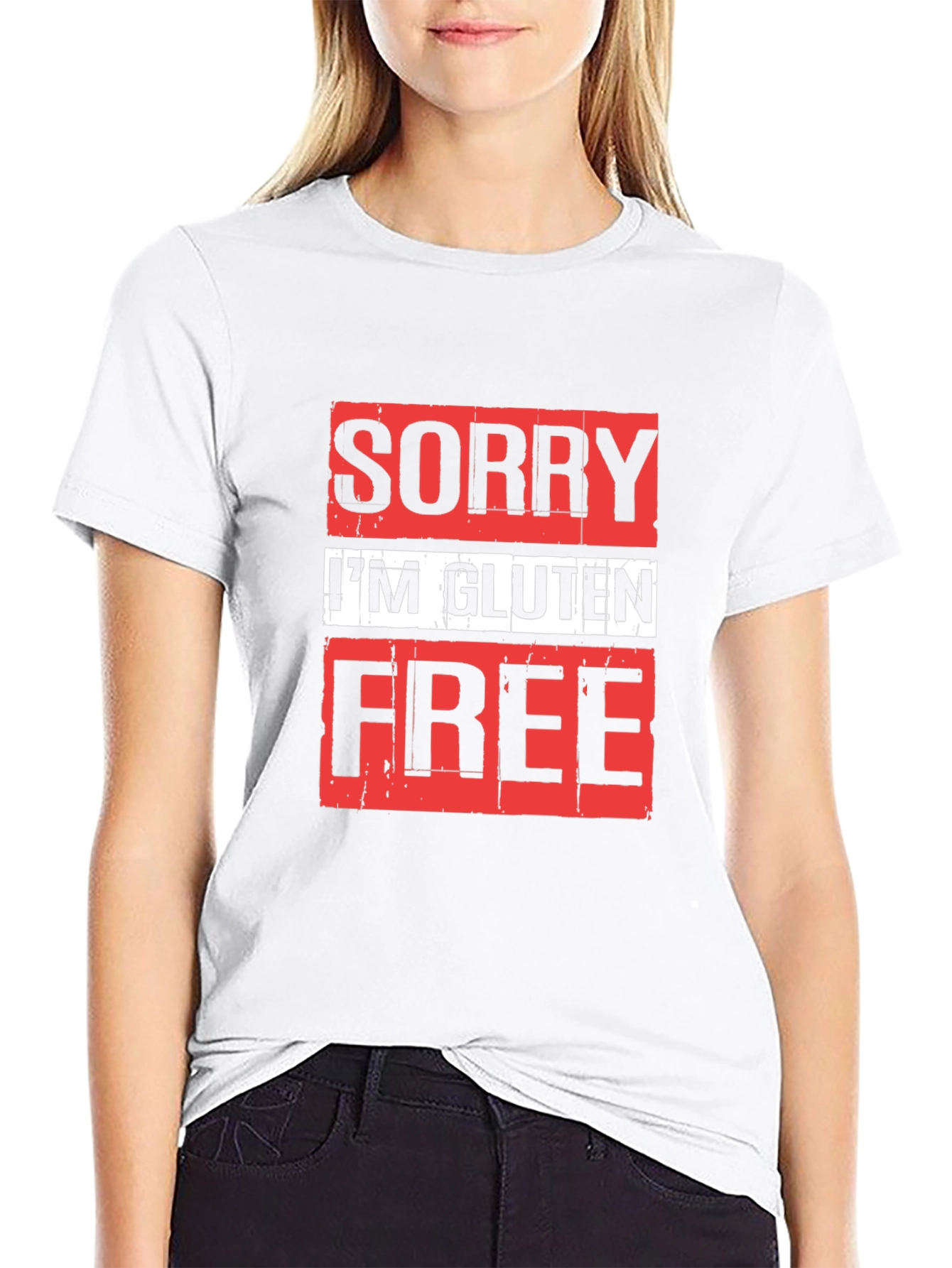 Sorry Im Gluten Free T-Shirt Black