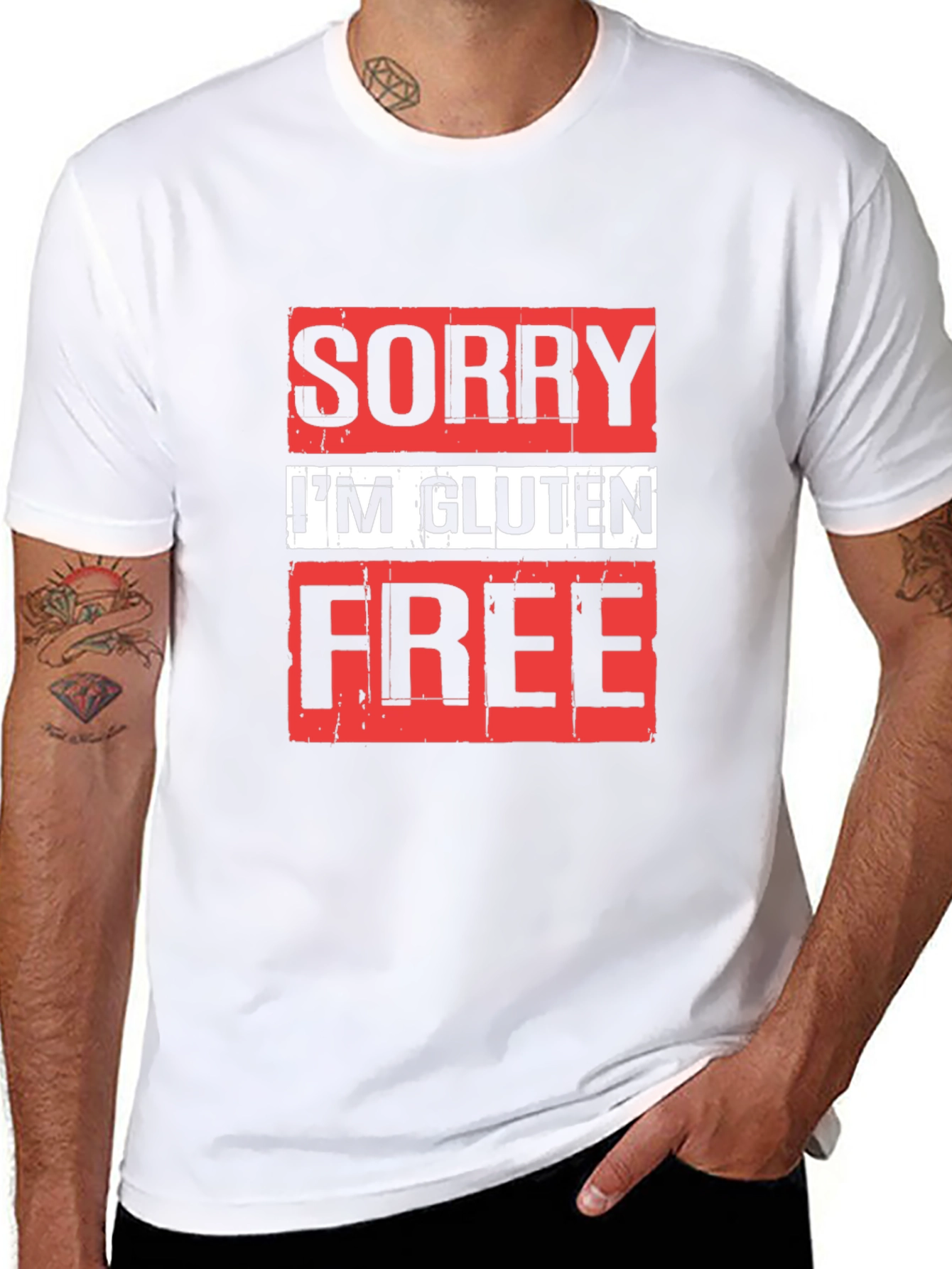 Sorry Im Gluten Free T-Shirt Black