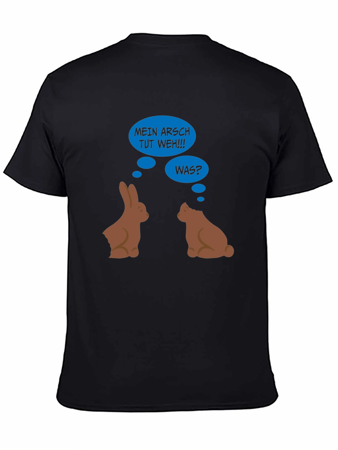 Funny Easter Bunny Butt Bite T-Shirt