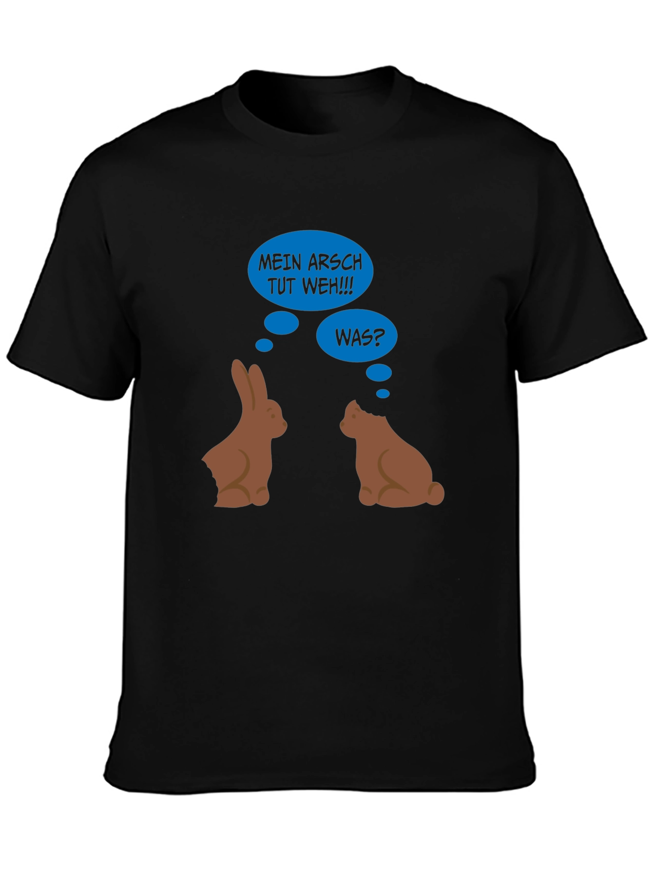Funny Easter Bunny Butt Bite T-Shirt