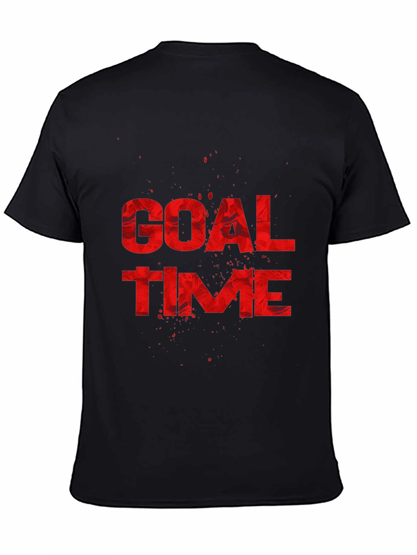 Goal Time Graphic Tee - Black Sports T-Shirt